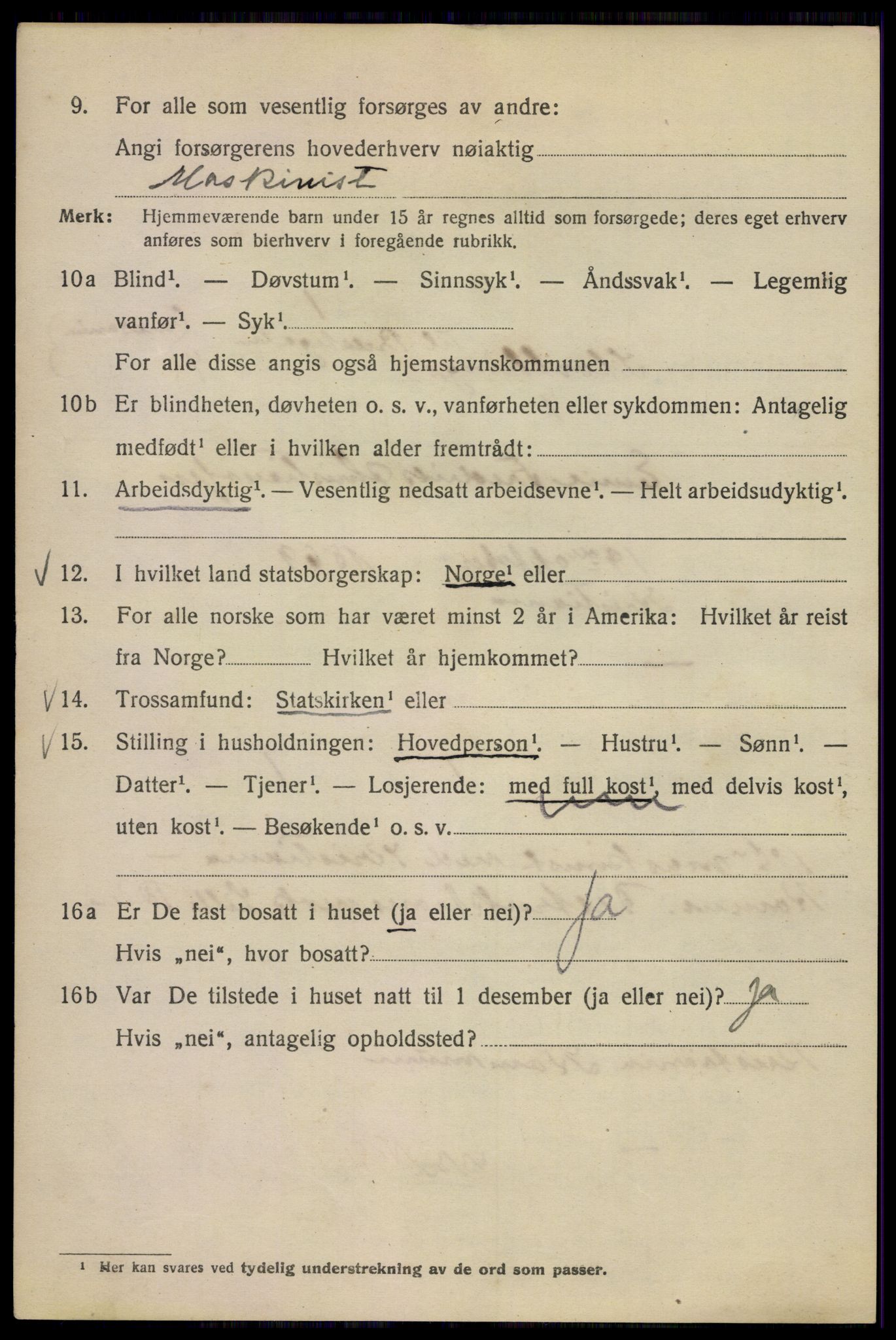 SAO, 1920 census for Kristiania, 1920, p. 550322