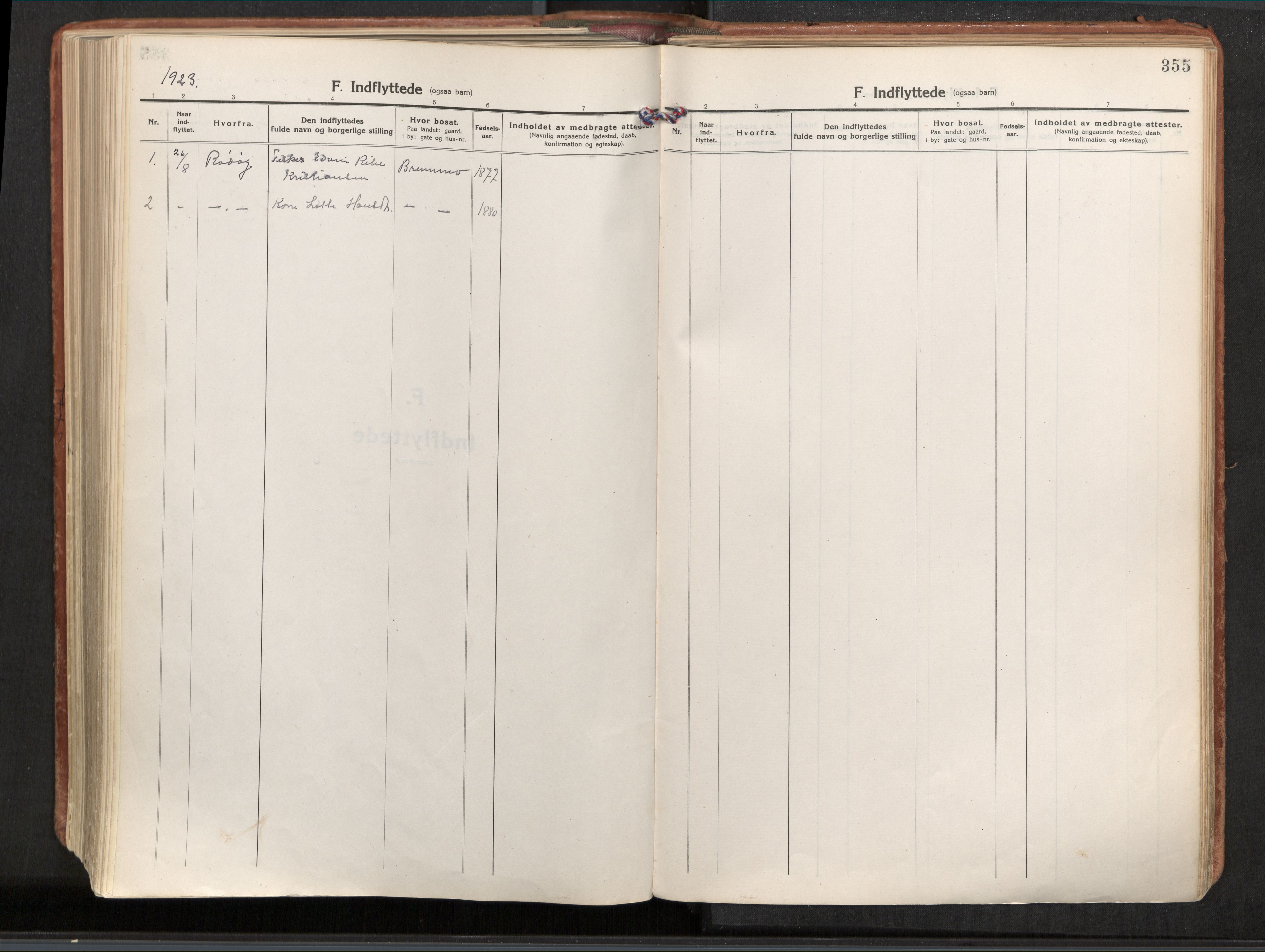 Ministerialprotokoller, klokkerbøker og fødselsregistre - Nordland, SAT/A-1459/839/L0570: Parish register (official) no. 839A07, 1923-1942, p. 355