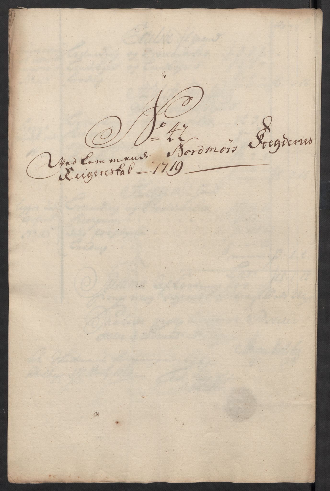 Rentekammeret inntil 1814, Reviderte regnskaper, Fogderegnskap, RA/EA-4092/R56/L3752: Fogderegnskap Nordmøre, 1719, p. 248