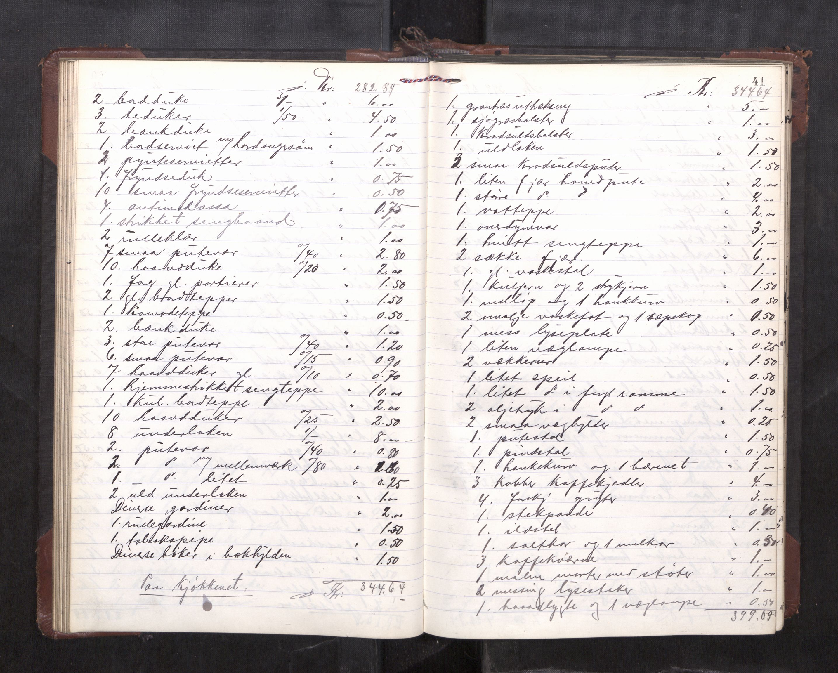 Trondheim byfogd, AV/SAT-A-0003/1/3/3C/L0036: Skifteregistreringsprotokoll - 14/4-24/9. (u/ register), 1915-1918, p. 41