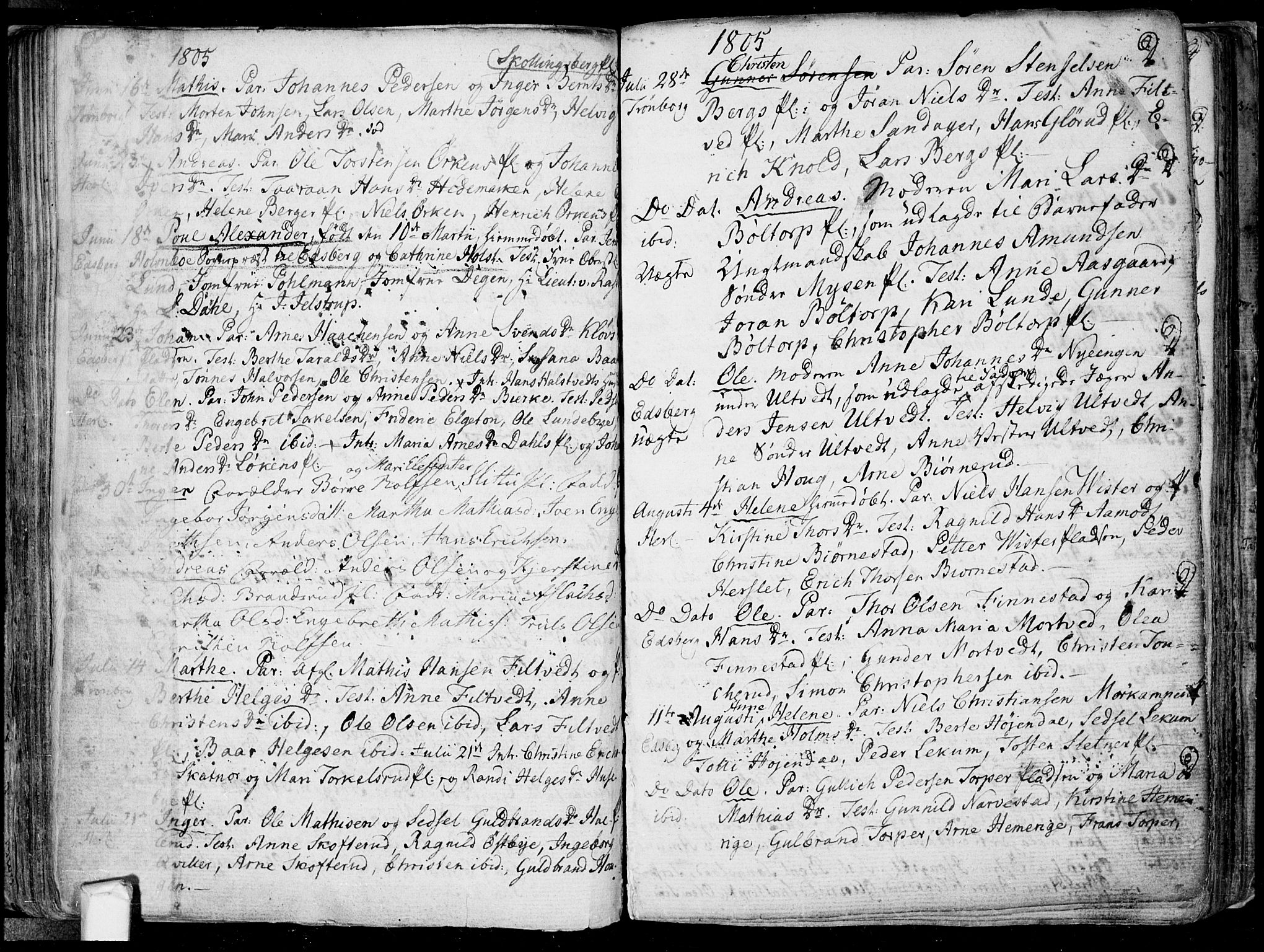 Eidsberg prestekontor Kirkebøker, AV/SAO-A-10905/F/Fa/L0005: Parish register (official) no. I 5, 1786-1807, p. 85