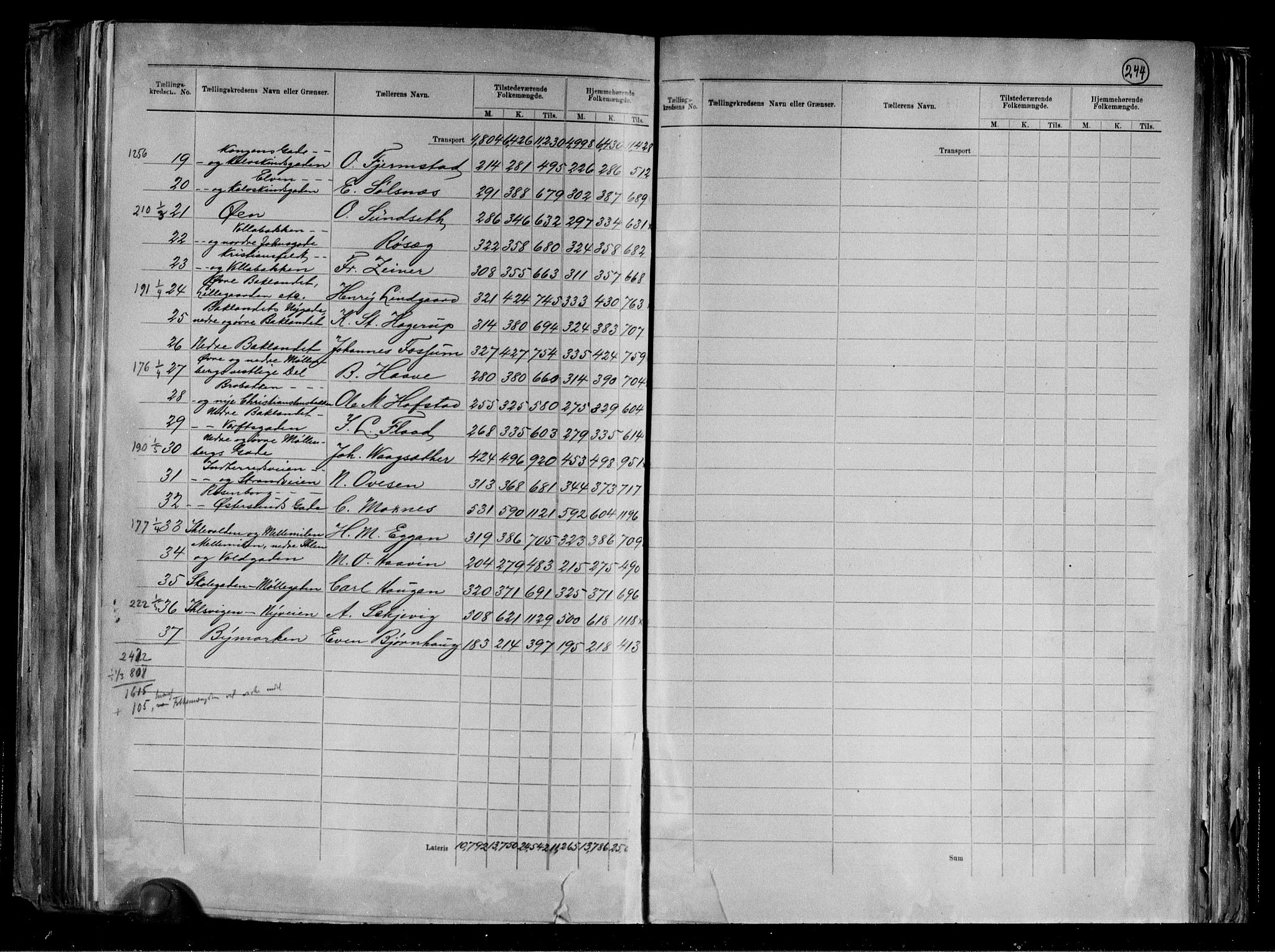 RA, 1891 census for 1601 Trondheim, 1891, p. 5