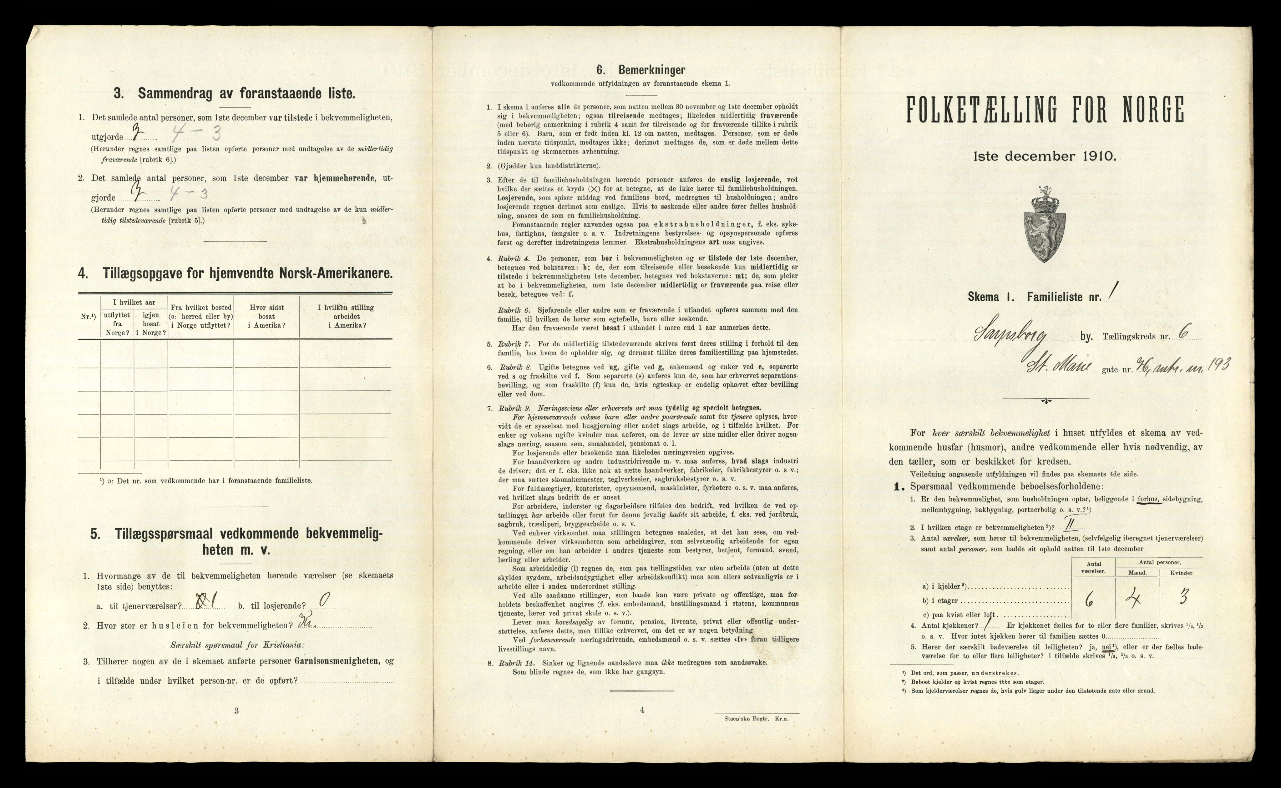 RA, 1910 census for Sarpsborg, 1910, p. 4021