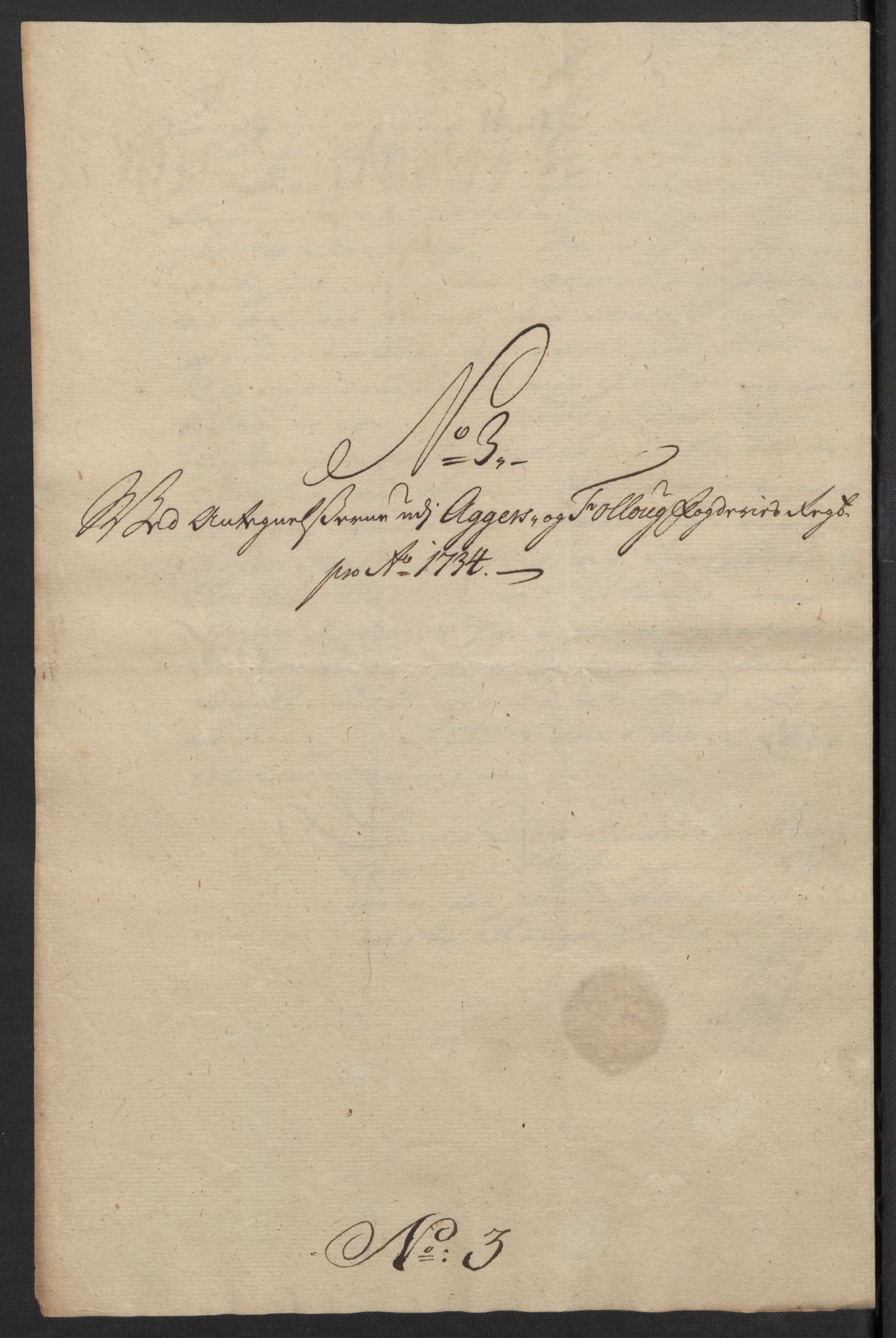 Rentekammeret inntil 1814, Reviderte regnskaper, Fogderegnskap, AV/RA-EA-4092/R10/L0473: Fogderegnskap Aker og Follo, 1734, p. 275