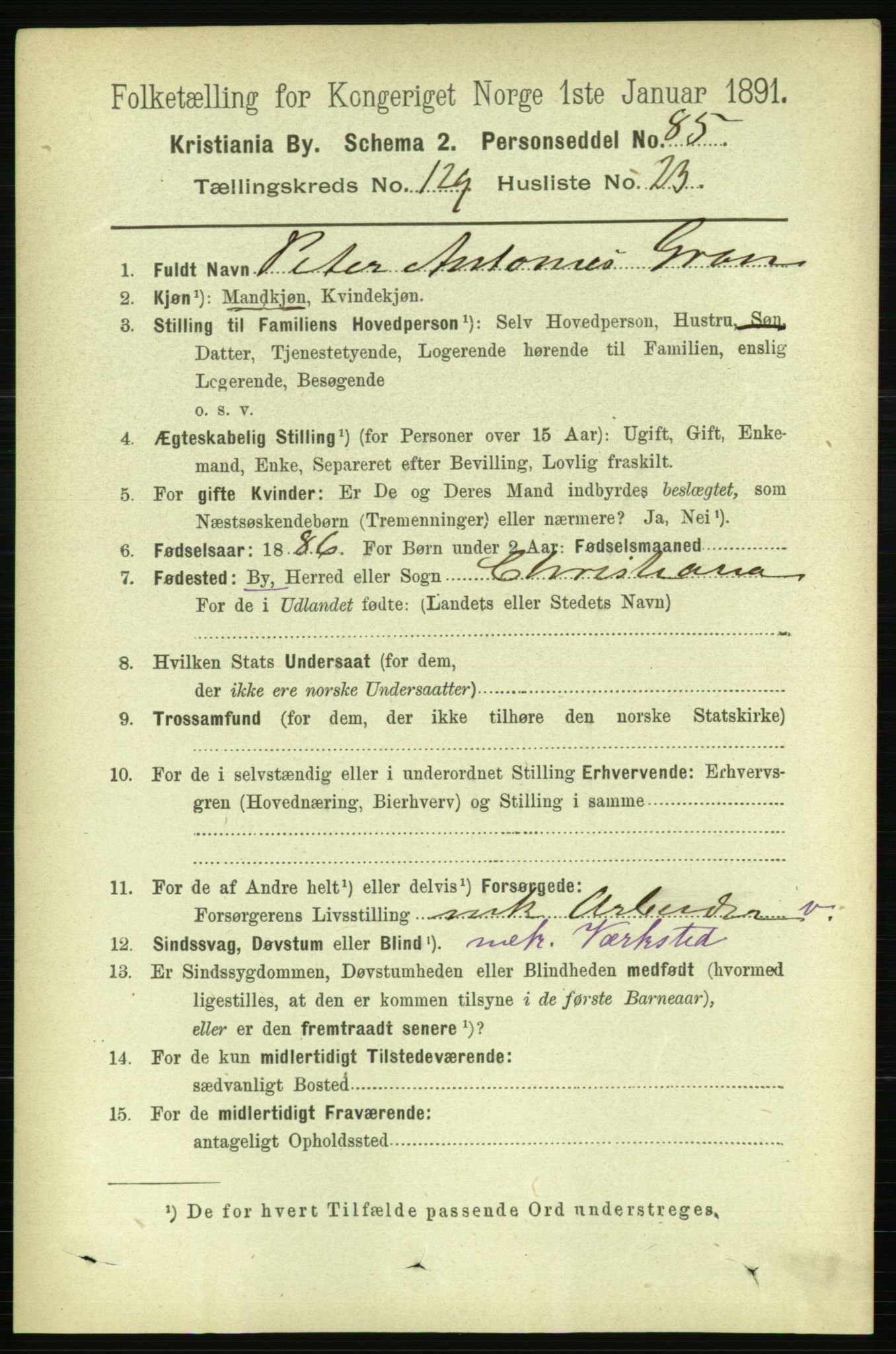 RA, 1891 census for 0301 Kristiania, 1891, p. 69979