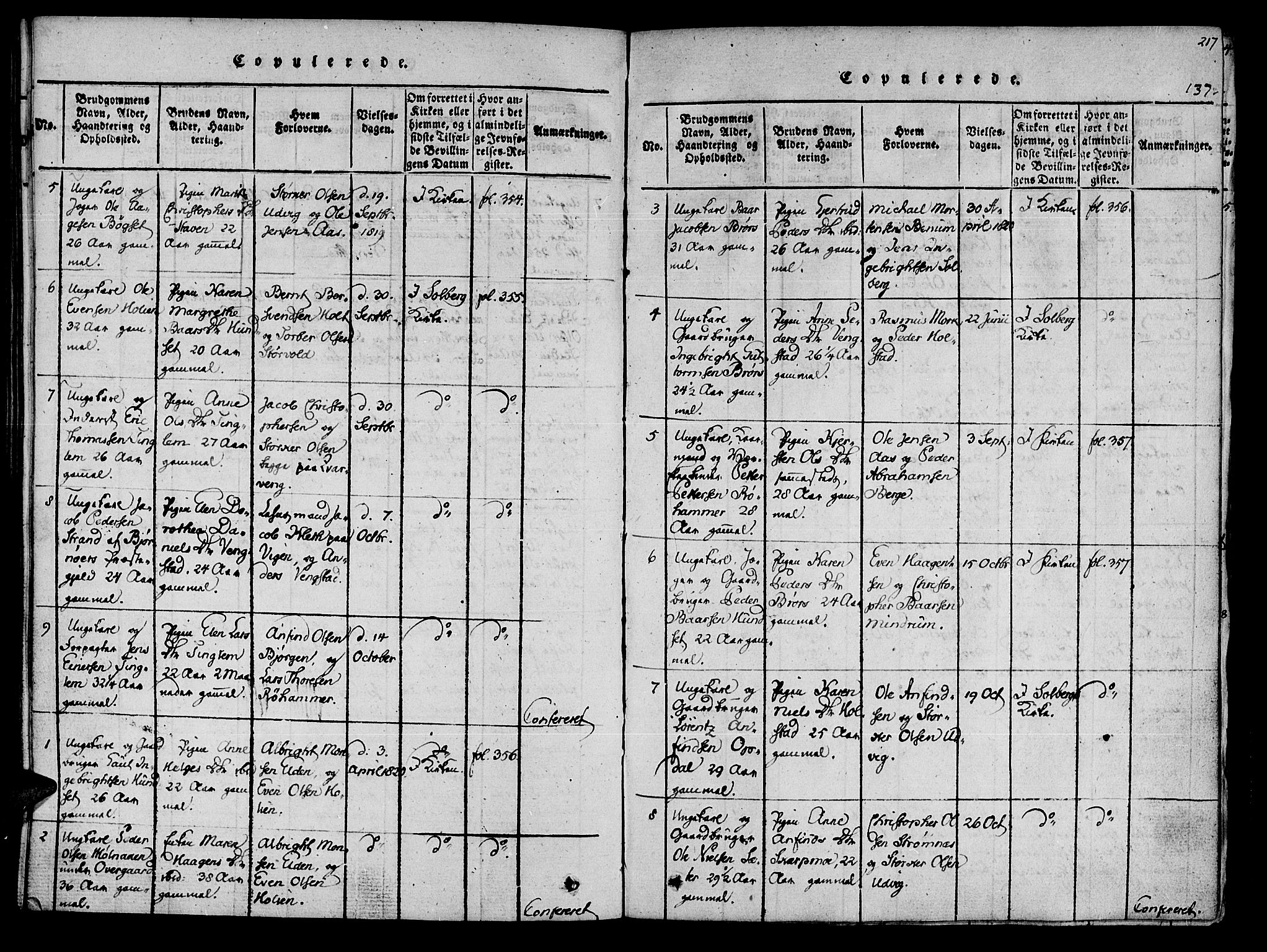 Ministerialprotokoller, klokkerbøker og fødselsregistre - Nord-Trøndelag, AV/SAT-A-1458/741/L0387: Parish register (official) no. 741A03 /3, 1817-1822, p. 137