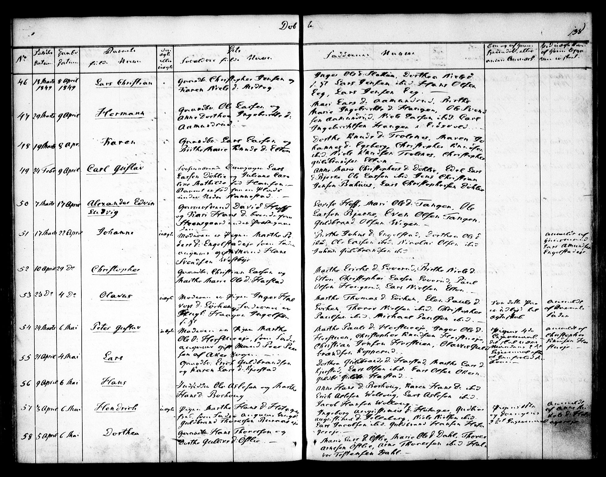 Nannestad prestekontor Kirkebøker, AV/SAO-A-10414a/F/Fa/L0010: Parish register (official) no. I 10, 1840-1850, p. 138