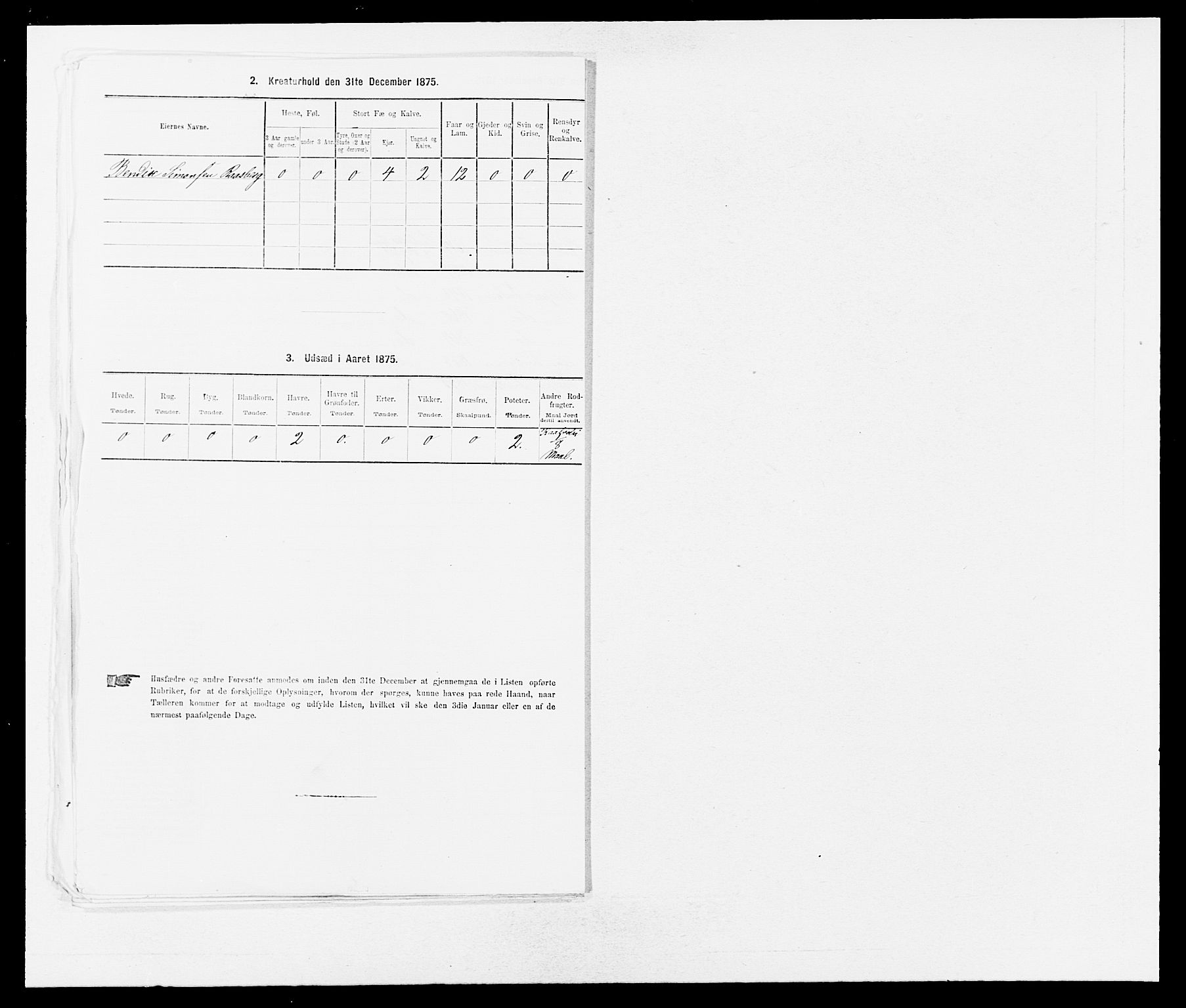 SAB, 1875 census for 1415P Lavik, 1875, p. 216