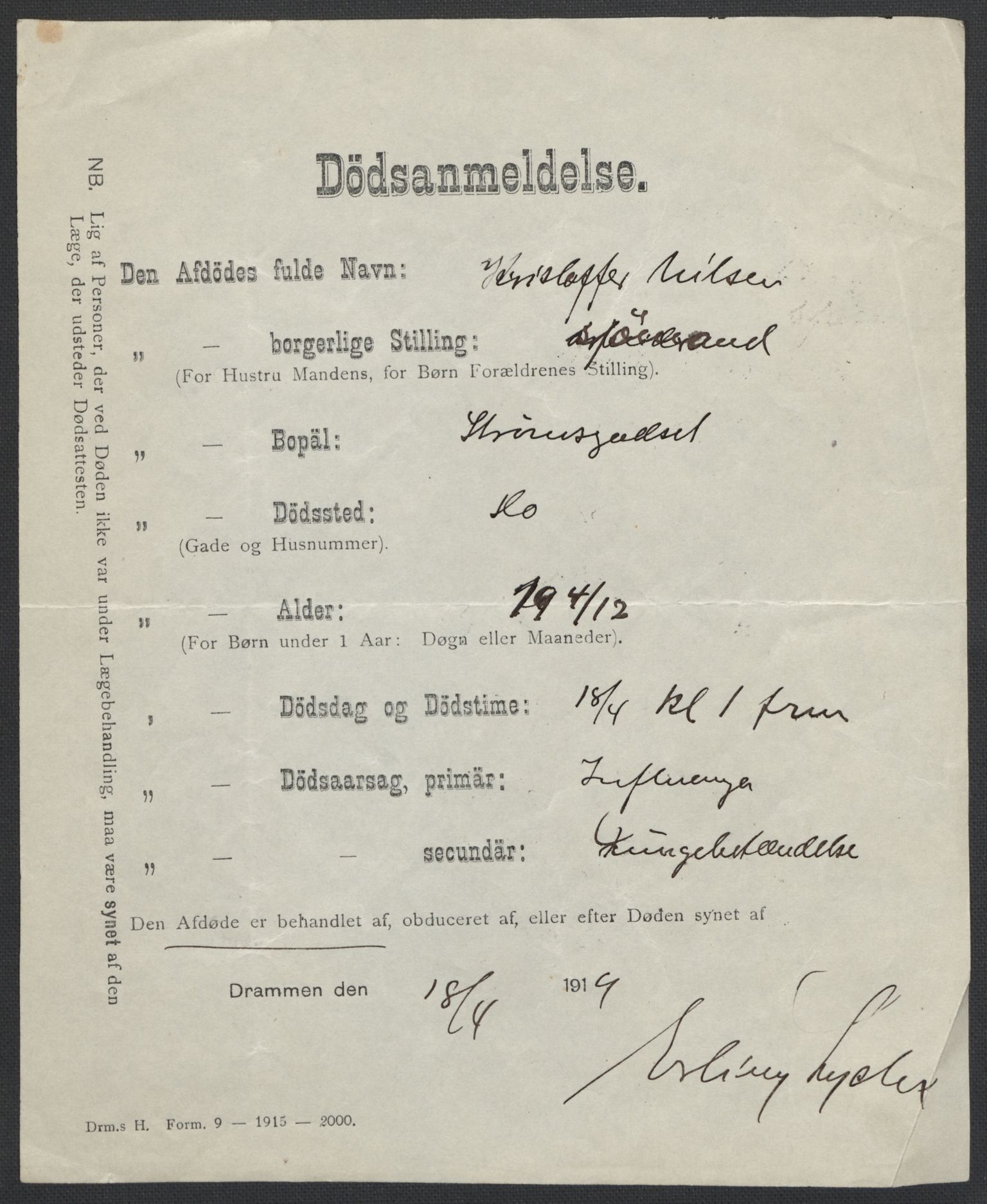 Skoger lensmannskontor, AV/SAKO-A-548/H/Ha/L0006: Dødsfallsprotokoll, 1916-1923