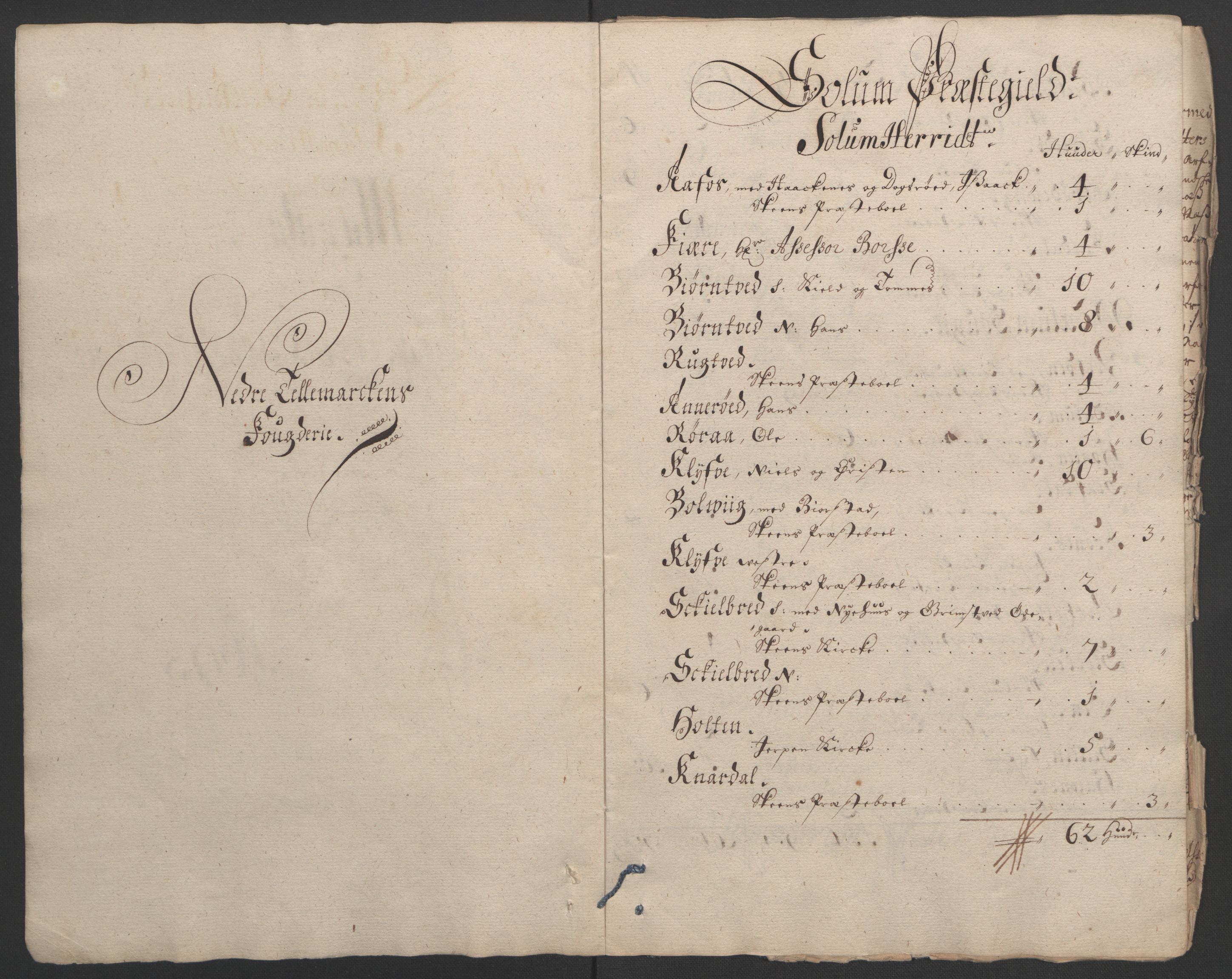 Rentekammeret inntil 1814, Reviderte regnskaper, Fogderegnskap, RA/EA-4092/R35/L2091: Fogderegnskap Øvre og Nedre Telemark, 1690-1693, p. 335