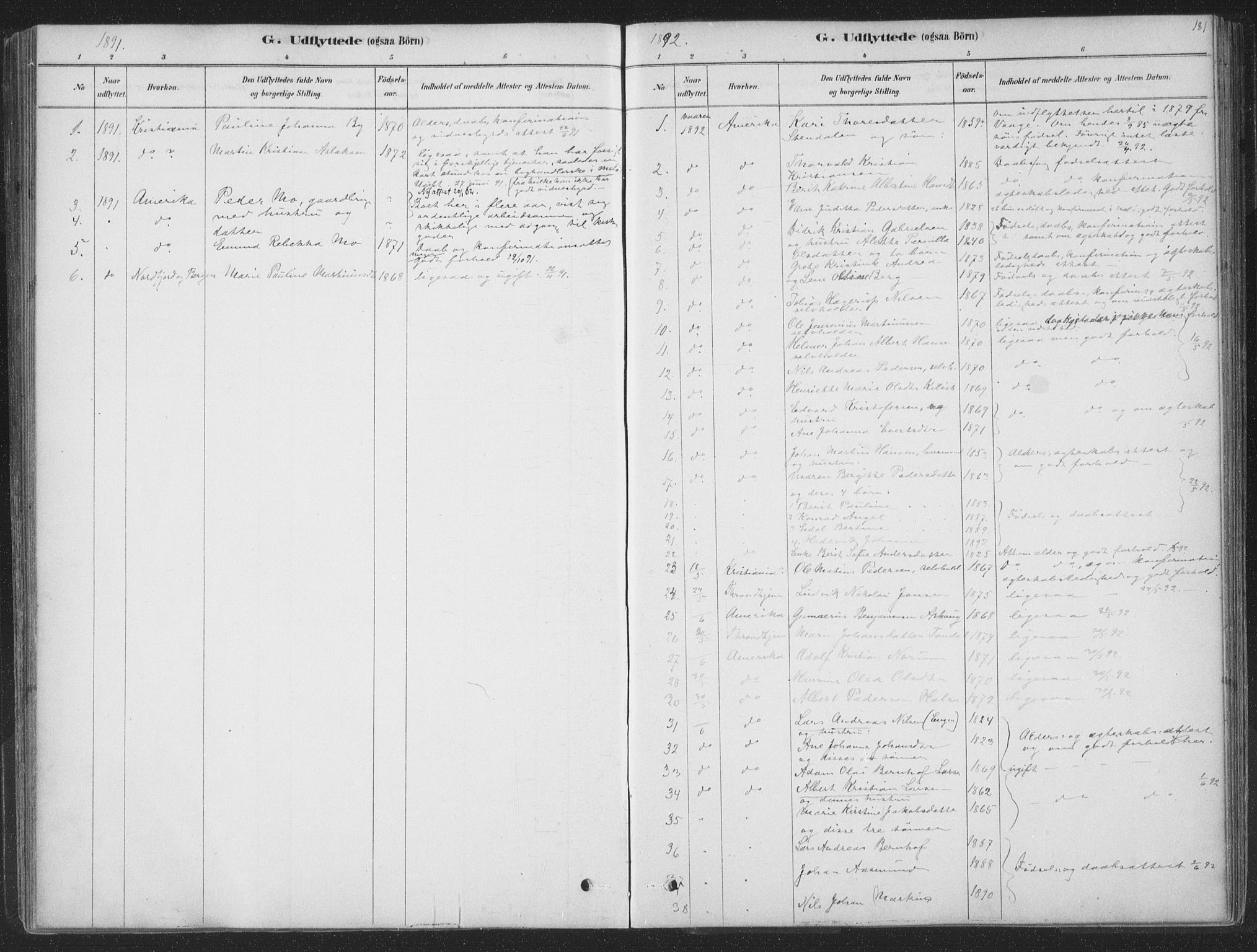 Ministerialprotokoller, klokkerbøker og fødselsregistre - Nordland, SAT/A-1459/843/L0627: Parish register (official) no. 843A02, 1878-1908, p. 181
