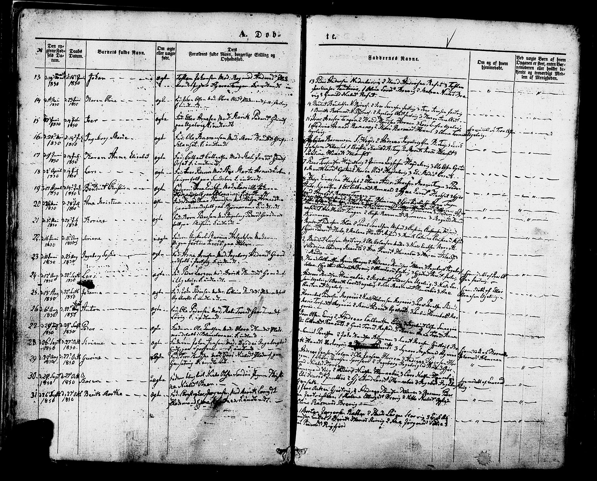 Ministerialprotokoller, klokkerbøker og fødselsregistre - Møre og Romsdal, AV/SAT-A-1454/560/L0719: Parish register (official) no. 560A03, 1845-1872, p. 17