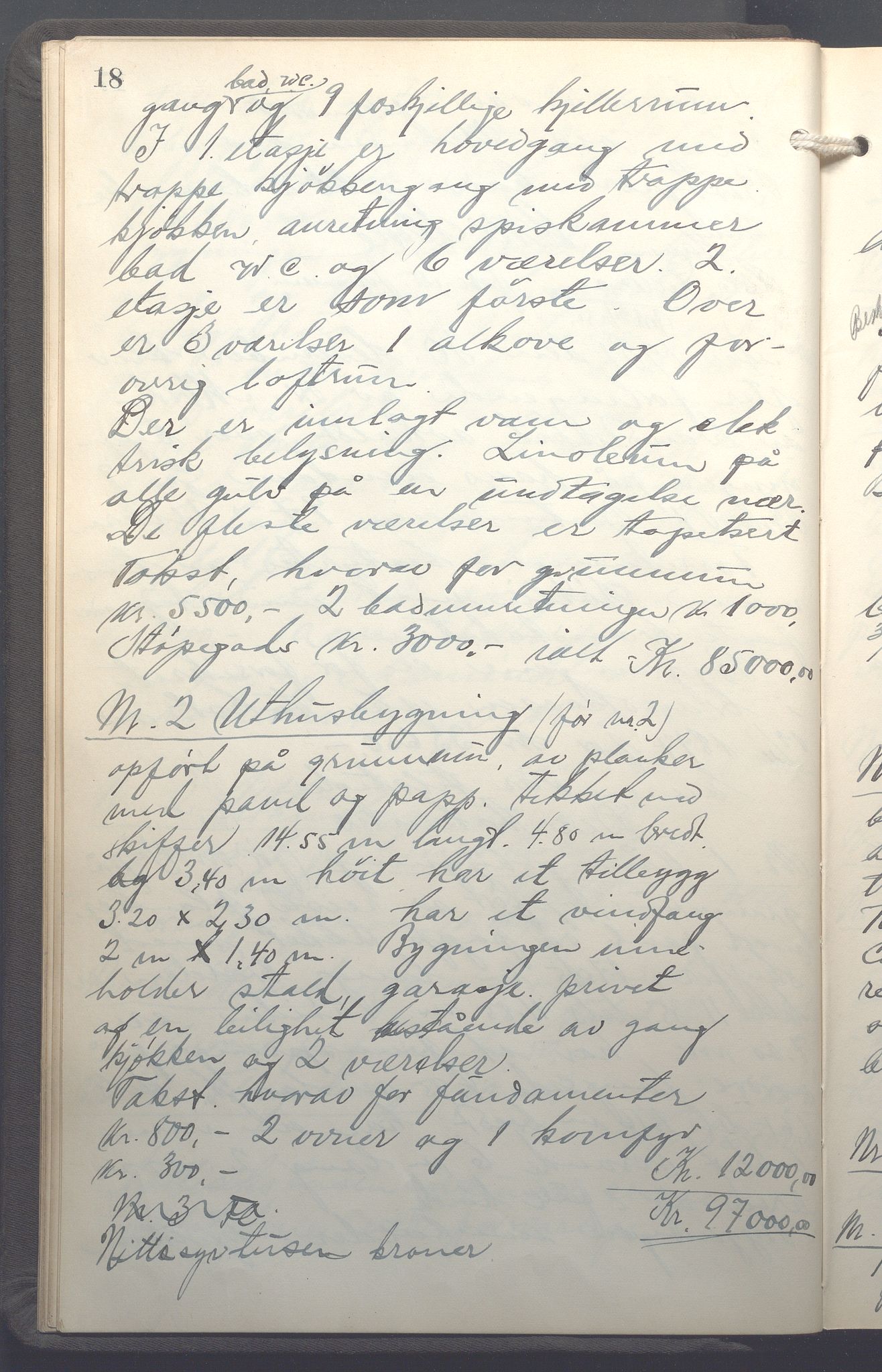 Lensmennene i Aker, OBA/A-10133/F/Fb/L0004: Branntakstprotokoll, 1931-1937, p. 18
