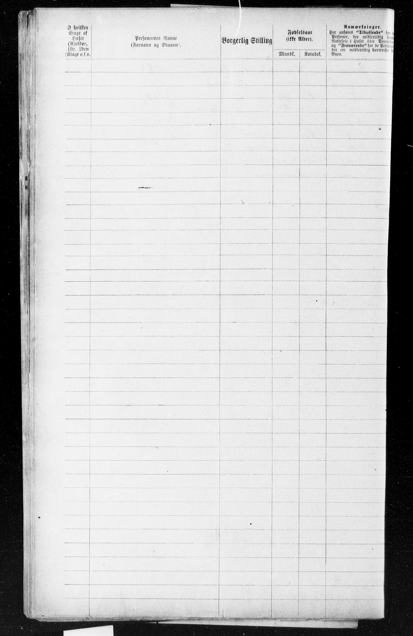 OBA, Municipal Census 1883 for Kristiania, 1883, p. 2605