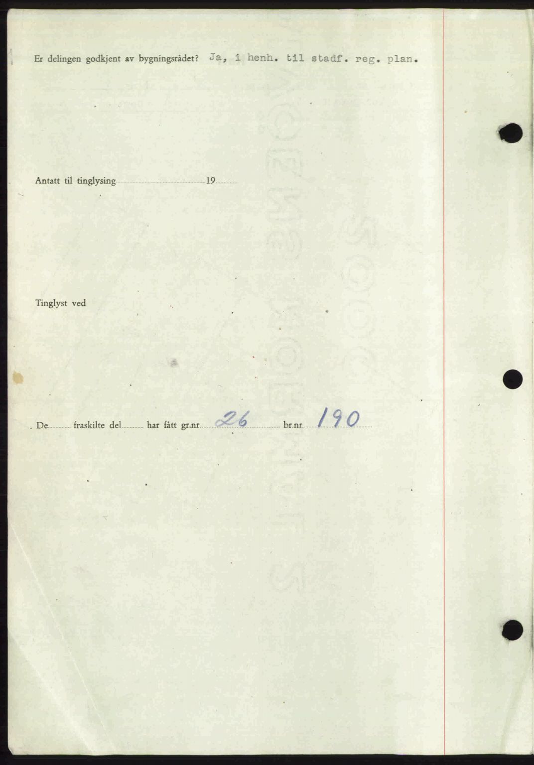 Romsdal sorenskriveri, SAT/A-4149/1/2/2C: Mortgage book no. A24, 1947-1947, Diary no: : 3269/1947