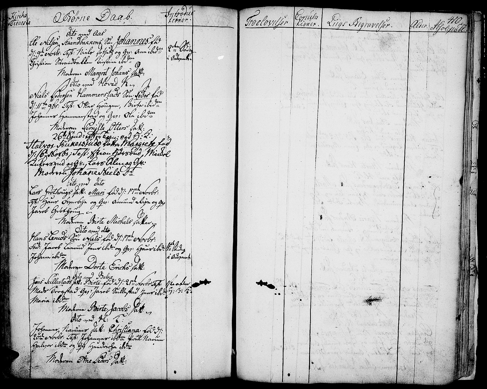 Toten prestekontor, SAH/PREST-102/H/Ha/Haa/L0006: Parish register (official) no. 6, 1773-1793, p. 410