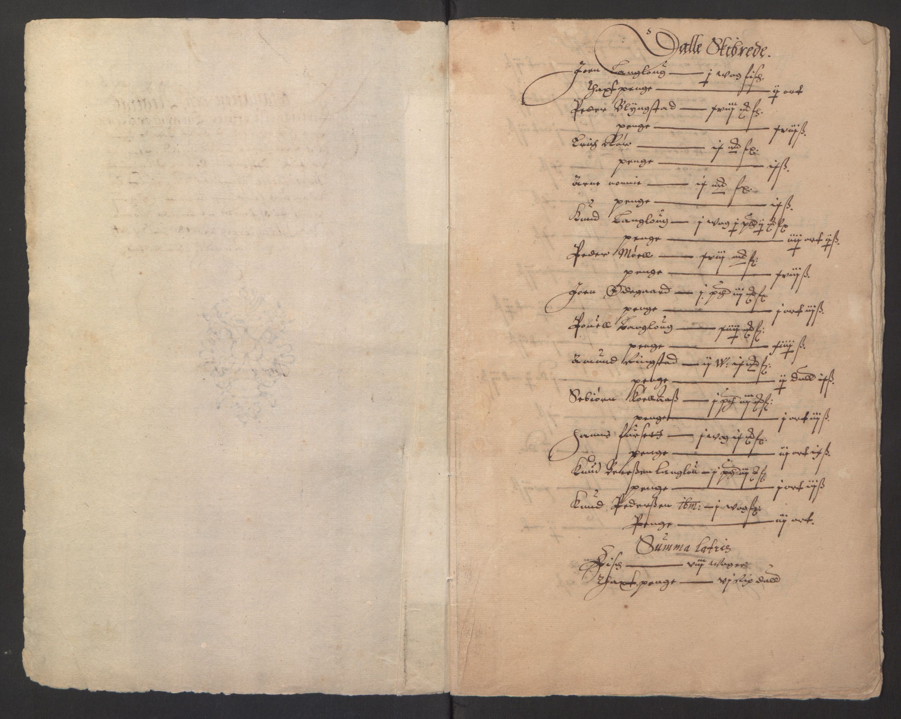 Stattholderembetet 1572-1771, AV/RA-EA-2870/Ek/L0012/0001: Jordebøker til utlikning av rosstjeneste 1624-1626: / Odelsjordebøker for Bergenhus len, 1626, p. 195