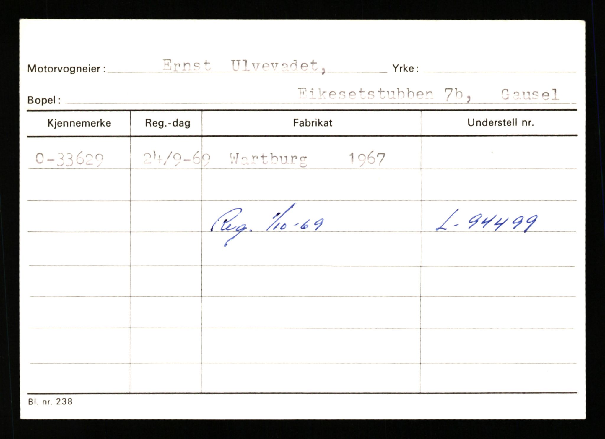 Stavanger trafikkstasjon, AV/SAST-A-101942/0/G/L0005: Registreringsnummer: 23000 - 34245, 1930-1971, p. 3284