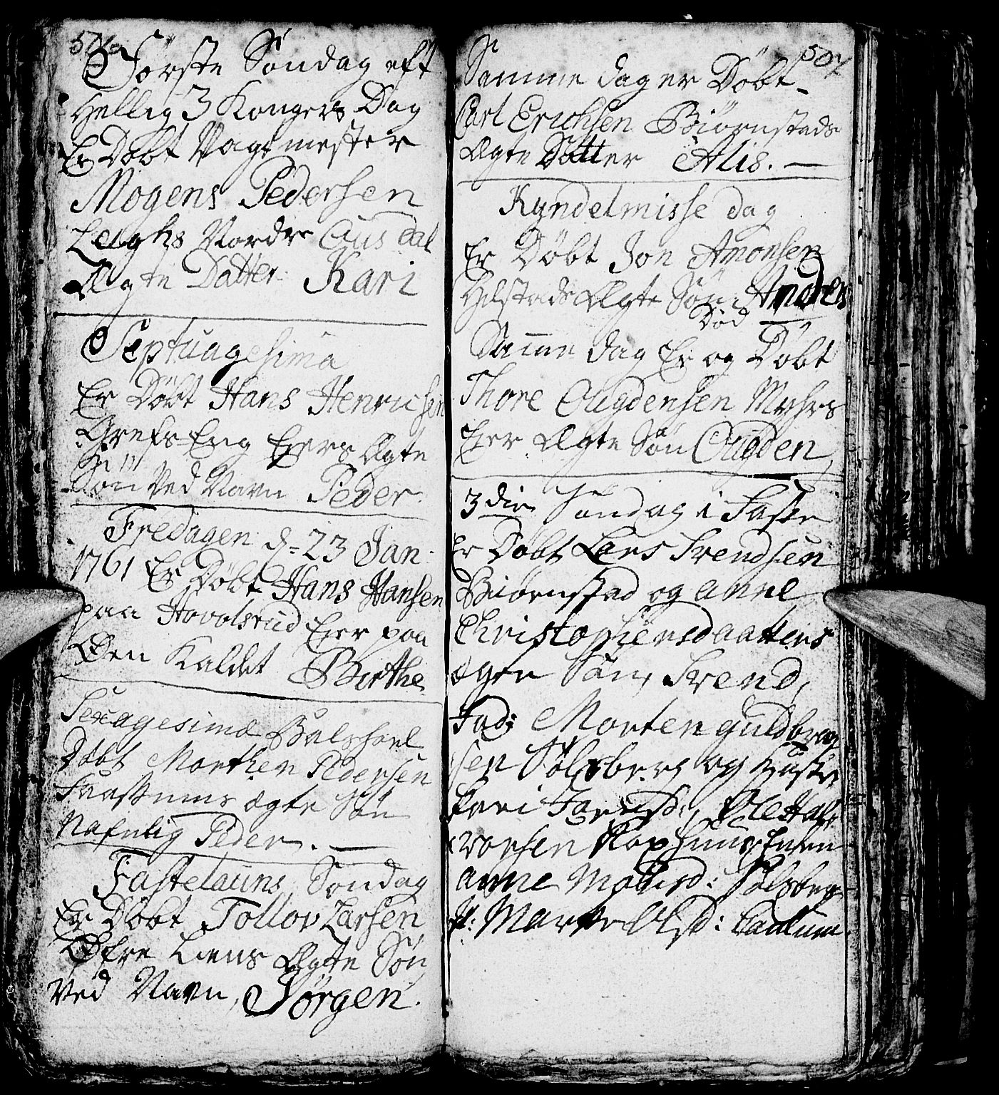 Nes prestekontor, Hedmark, SAH/PREST-020/L/La/L0001: Parish register (copy) no. 1, 1663-1784, p. 506-507