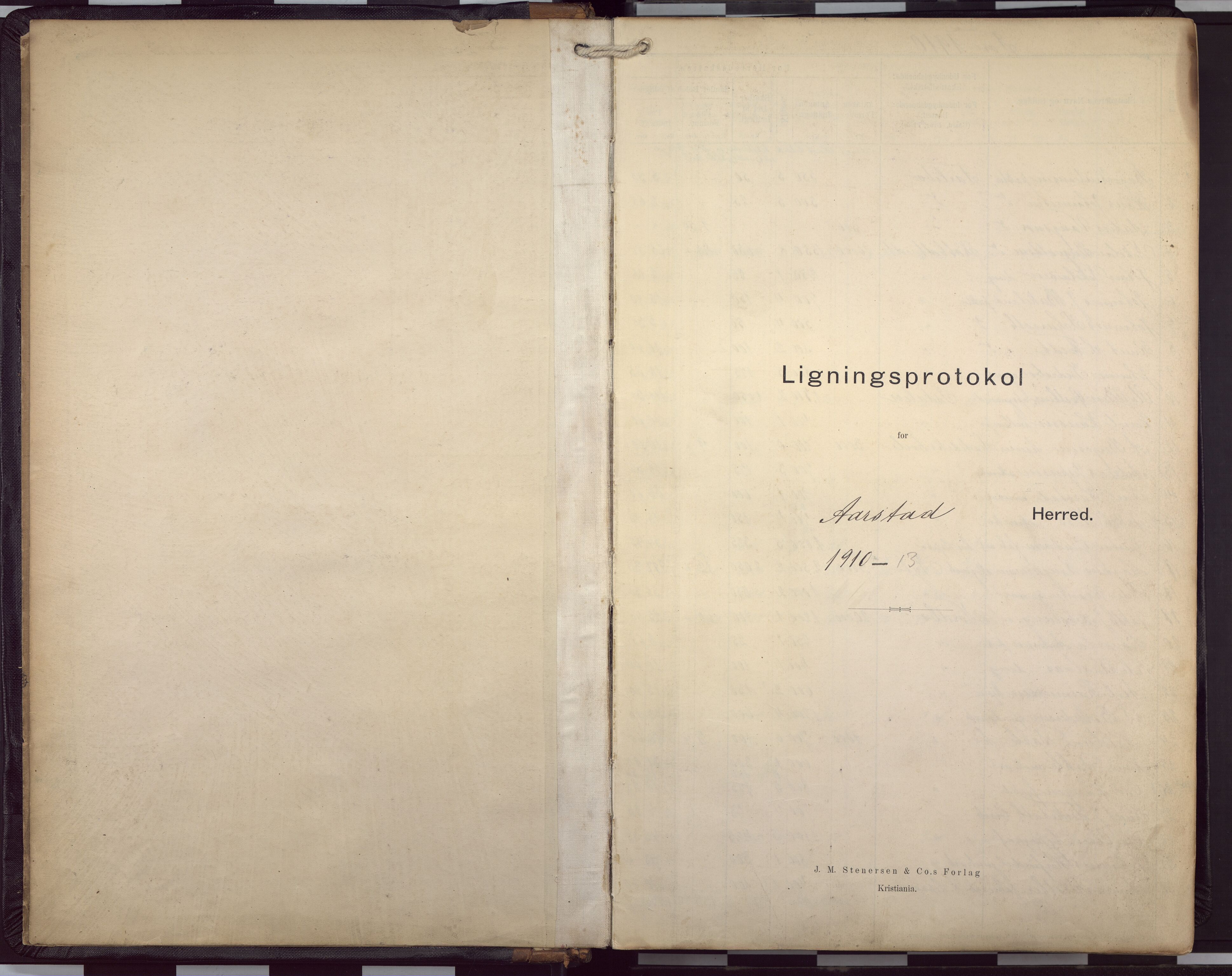 Årstad kommune. Ligningsvesenet, BBA/A-1417/F/Fa/L0007: Ligningsprotokoll, 1910-1913