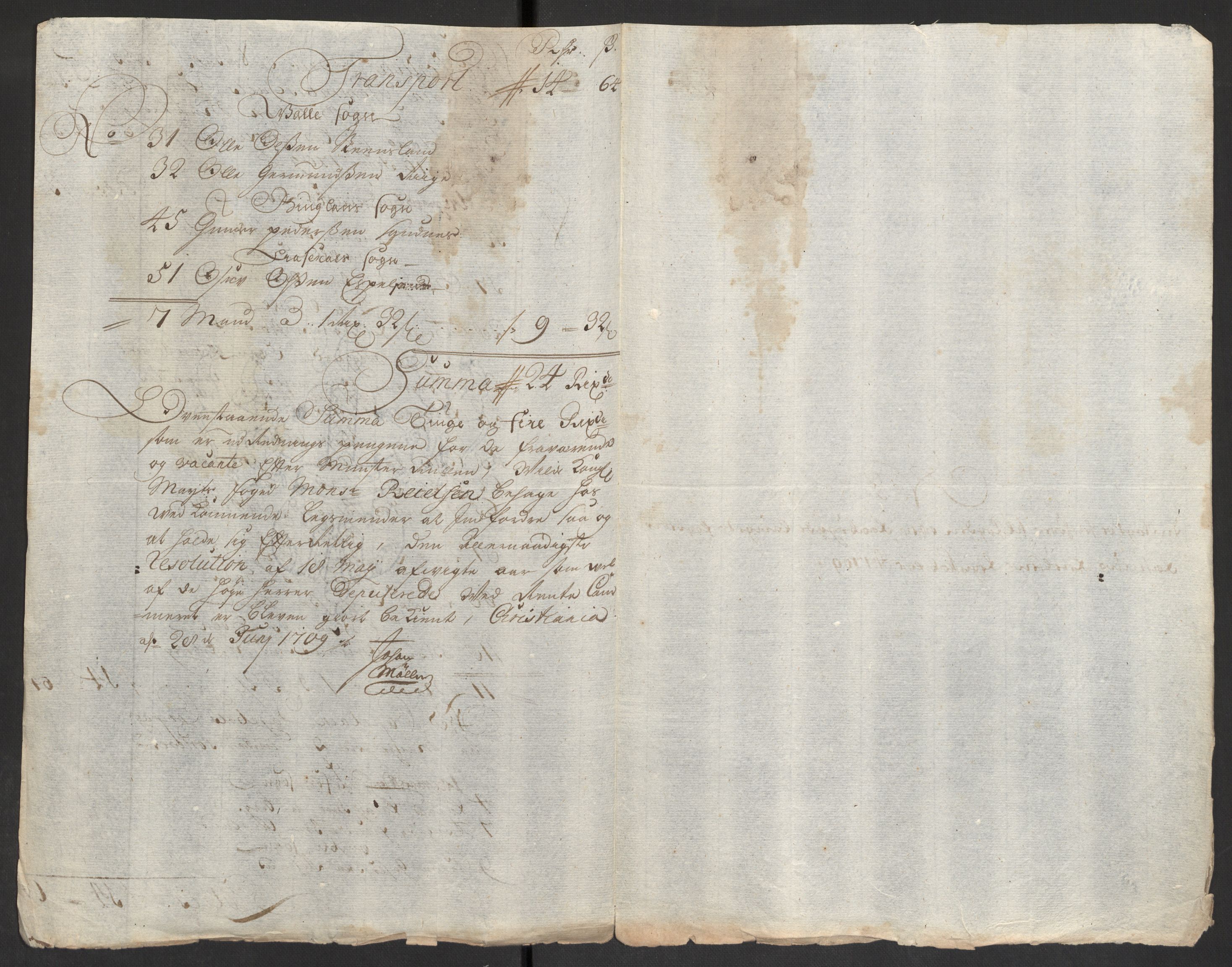 Rentekammeret inntil 1814, Reviderte regnskaper, Fogderegnskap, AV/RA-EA-4092/R40/L2449: Fogderegnskap Råbyggelag, 1709-1711, p. 39