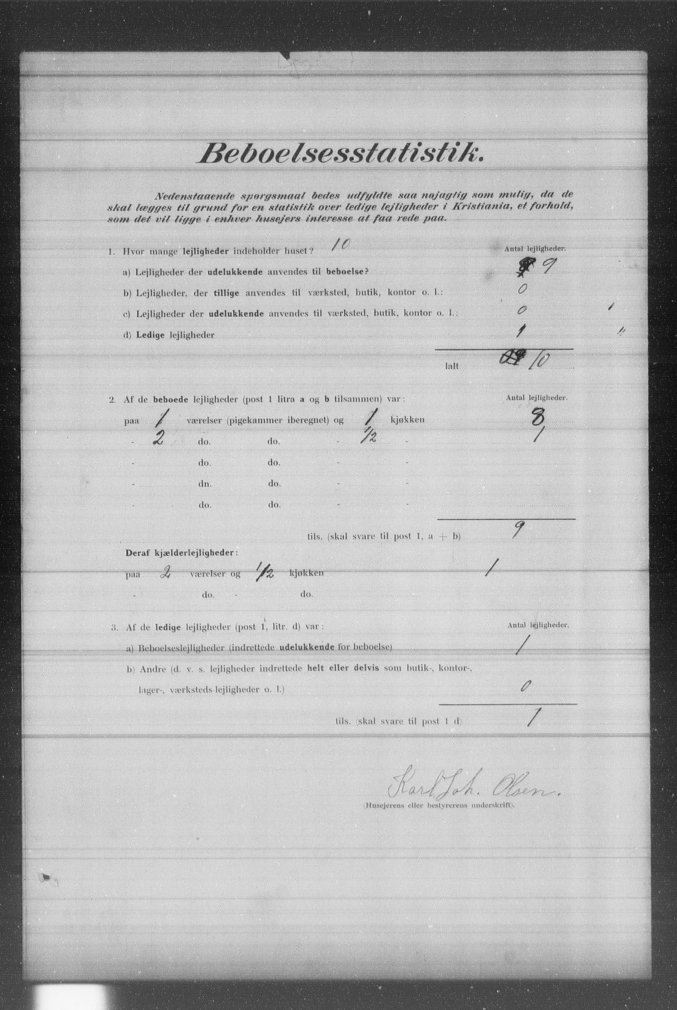 OBA, Municipal Census 1902 for Kristiania, 1902, p. 634