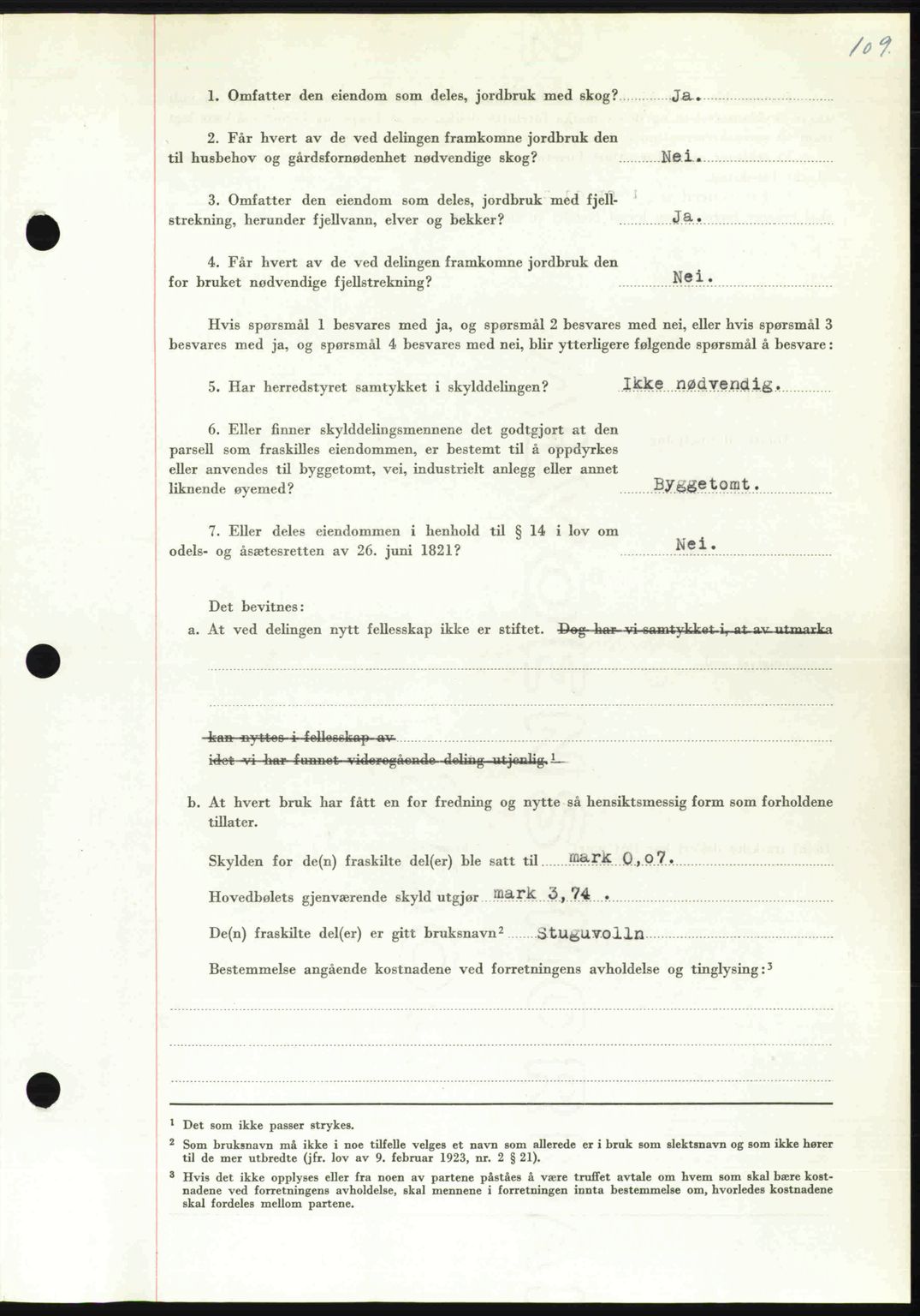Orkdal sorenskriveri, SAT/A-4169/1/2/2C: Mortgage book no. A, 1947-1947, Diary no: : 861/1947