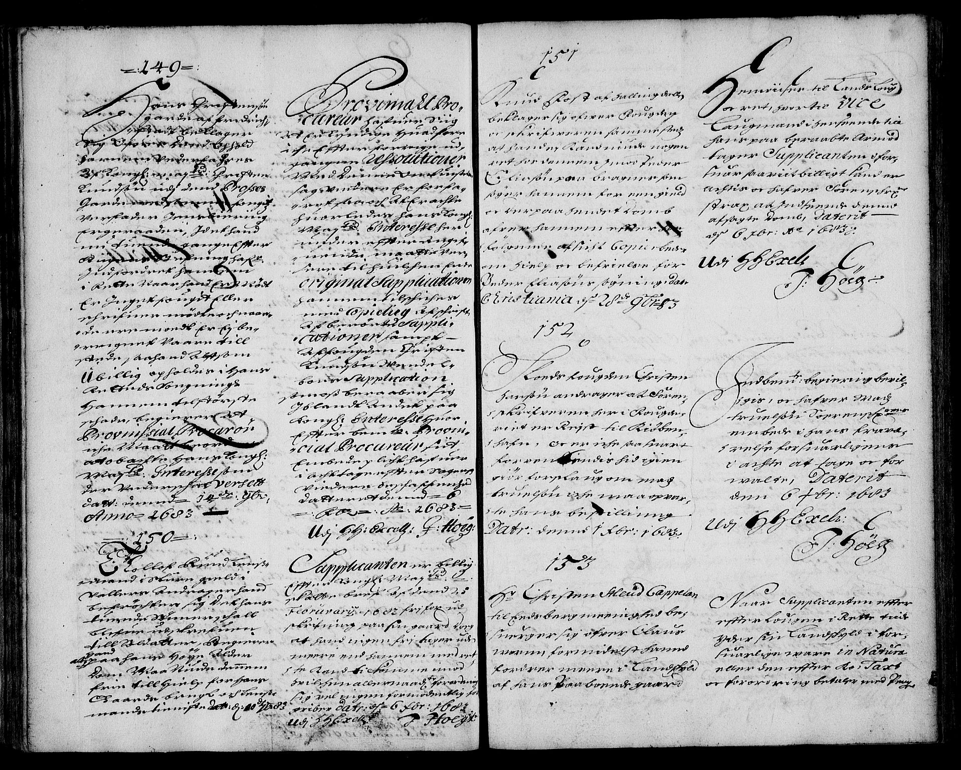 Stattholderembetet 1572-1771, AV/RA-EA-2870/Ae/L0001: Supplikasjons- og resolusjonsprotokoll, 1683-1684