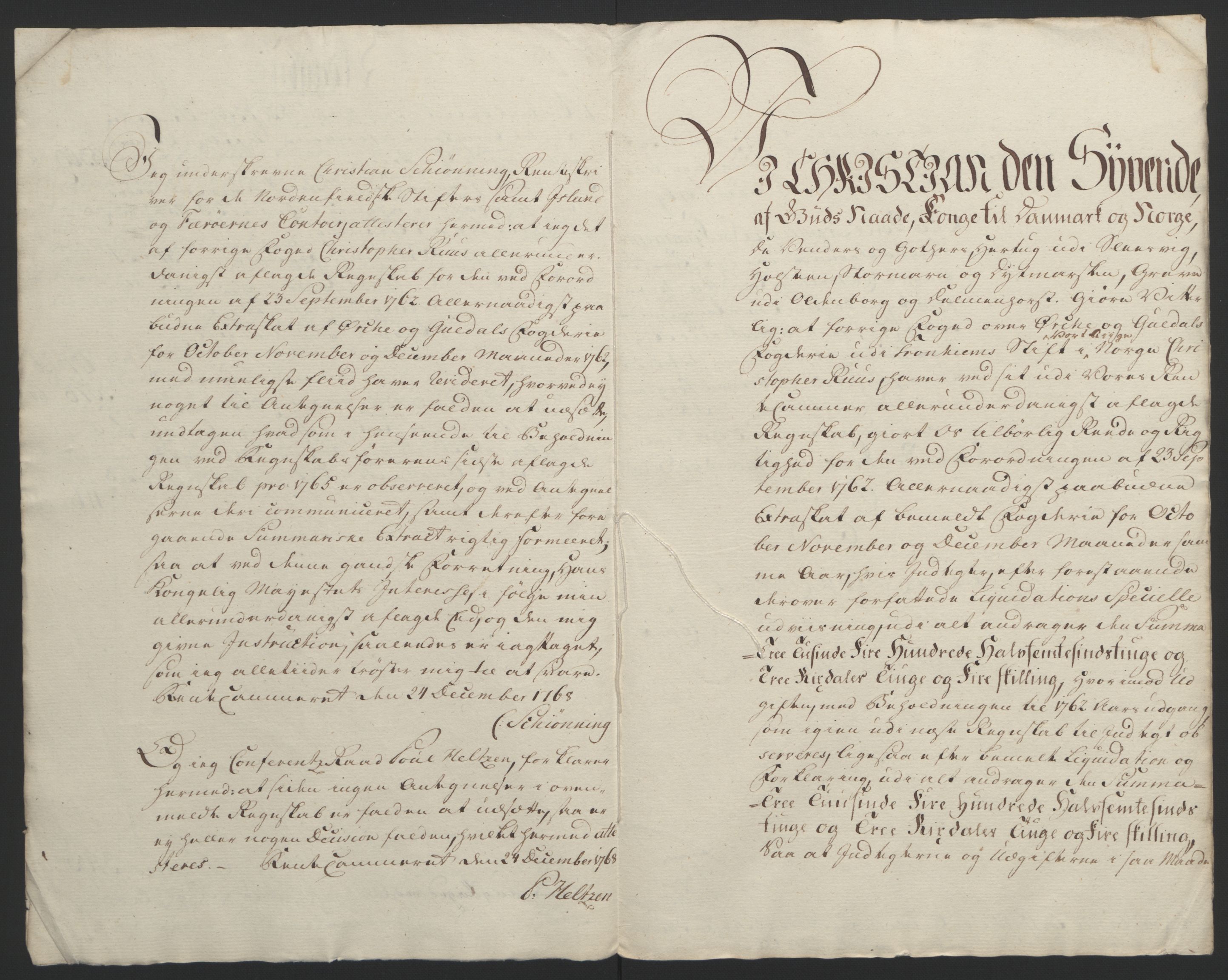 Rentekammeret inntil 1814, Reviderte regnskaper, Fogderegnskap, AV/RA-EA-4092/R60/L4094: Ekstraskatten Orkdal og Gauldal, 1762-1765, p. 13