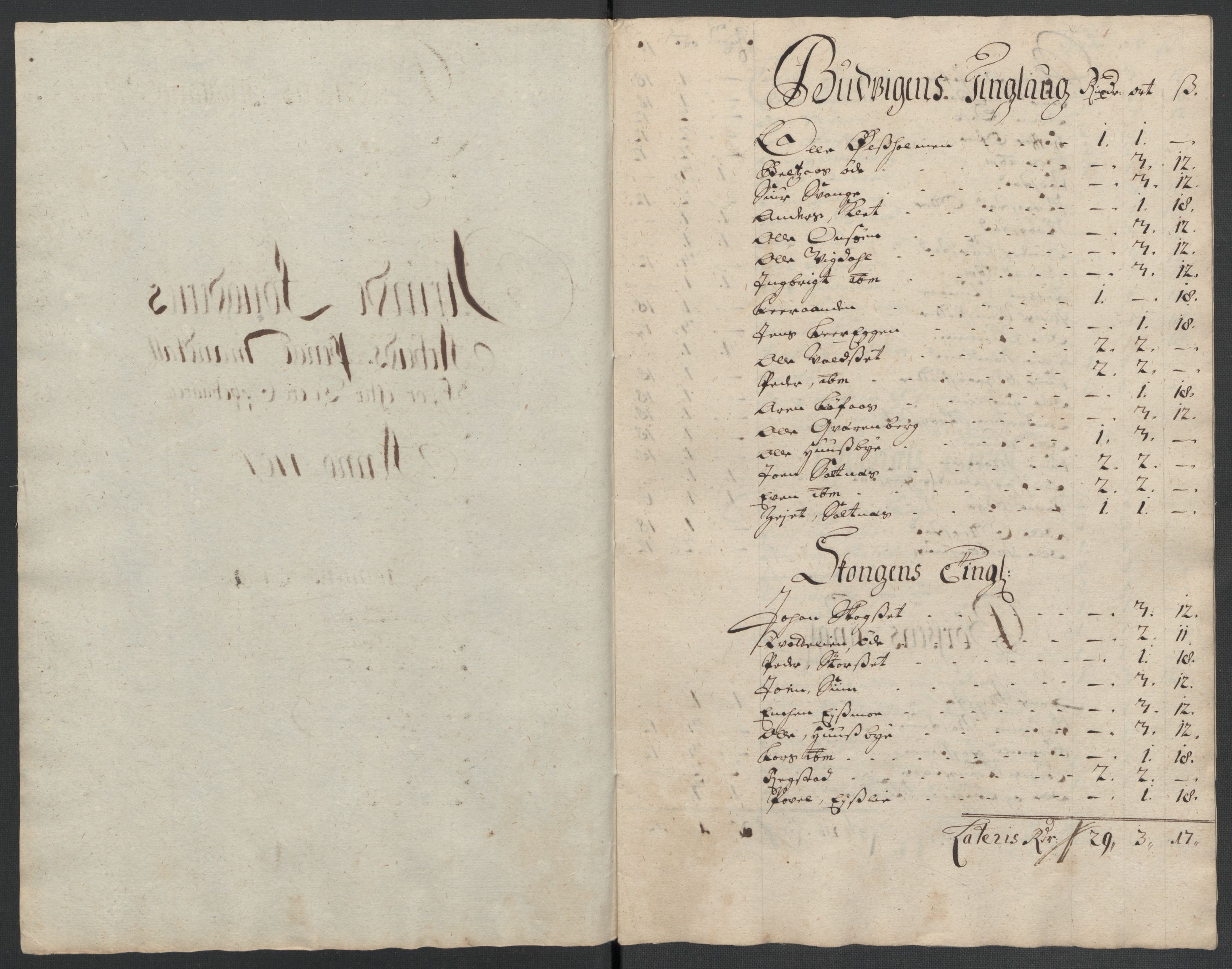 Rentekammeret inntil 1814, Reviderte regnskaper, Fogderegnskap, AV/RA-EA-4092/R61/L4110: Fogderegnskap Strinda og Selbu, 1707-1708, p. 129