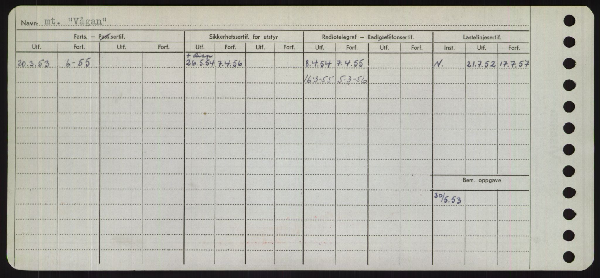 Sjøfartsdirektoratet med forløpere, Skipsmålingen, AV/RA-S-1627/H/Hd/L0042: Fartøy, Vi-We, p. 160