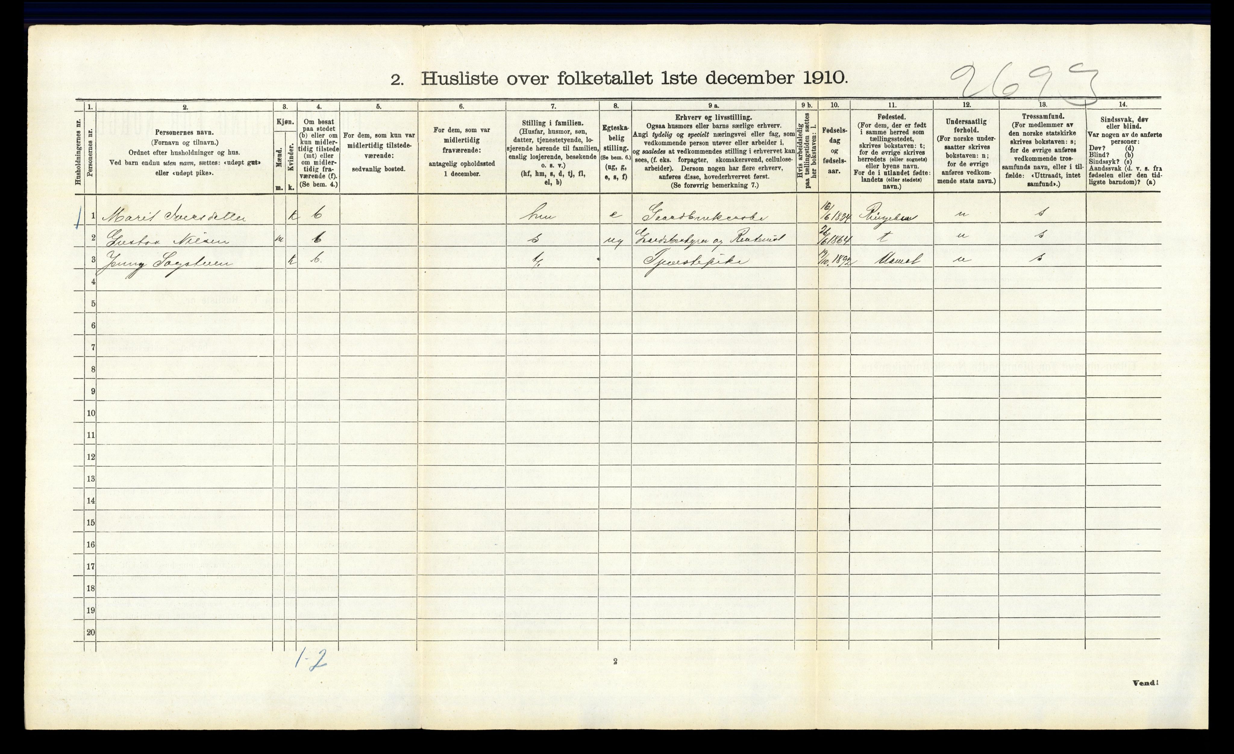 RA, 1910 census for Stor-Elvdal, 1910, p. 142