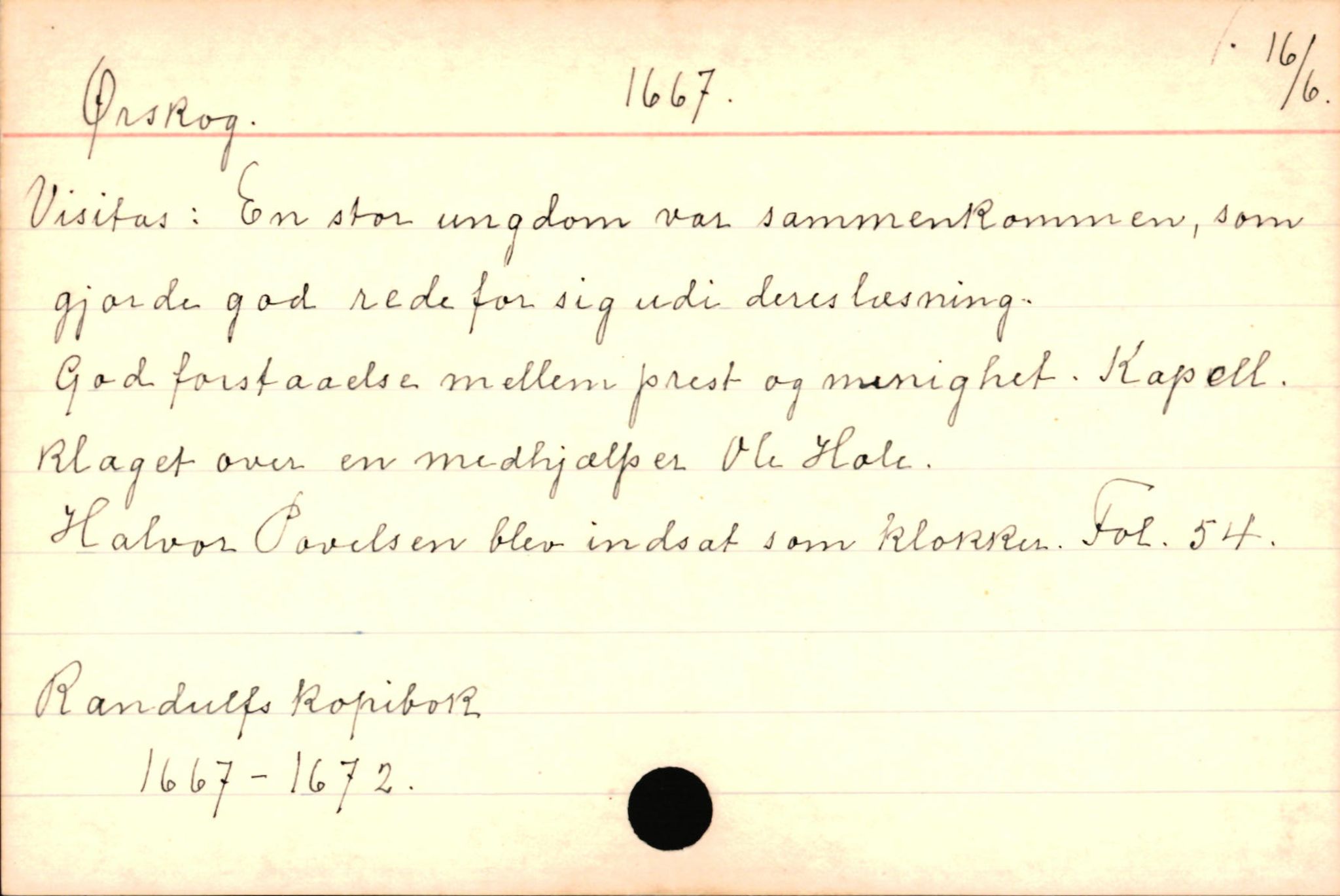 Haugen, Johannes - lærer, AV/SAB-SAB/PA-0036/01/L0001: Om klokkere og lærere, 1521-1904, p. 11074