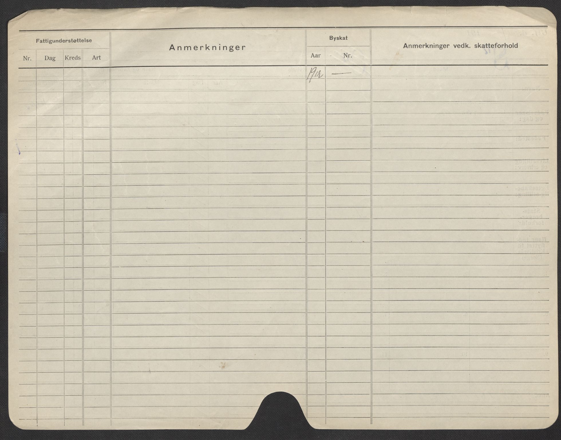 Oslo folkeregister, Registerkort, SAO/A-11715/F/Fa/Fac/L0010: Menn, 1906-1914, p. 124b