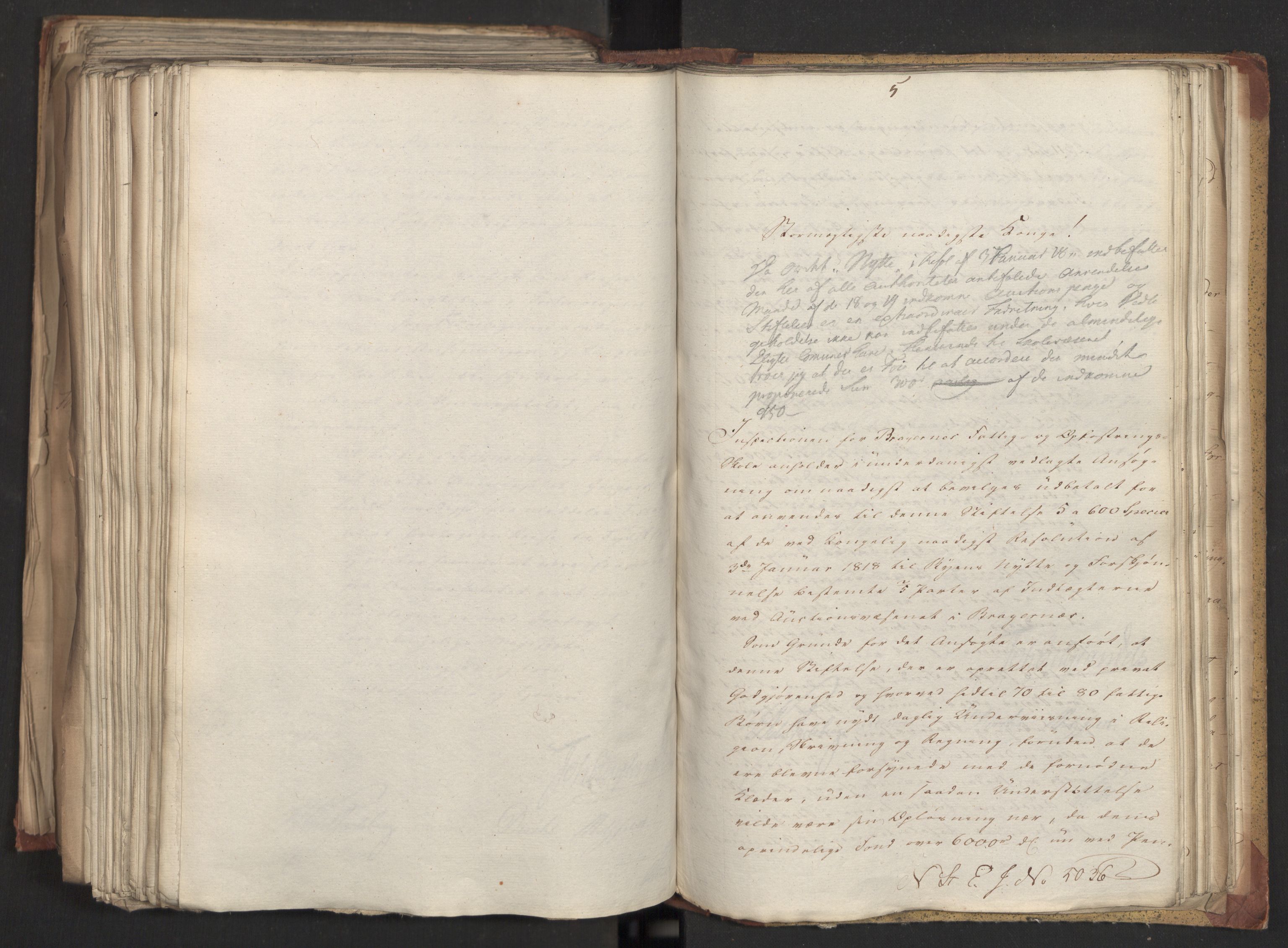 Statsrådsavdelingen i Stockholm, AV/RA-S-1003/D/Da/L0025: Regjeringsinnstillinger nr. 4873-5062, 1821, p. 434