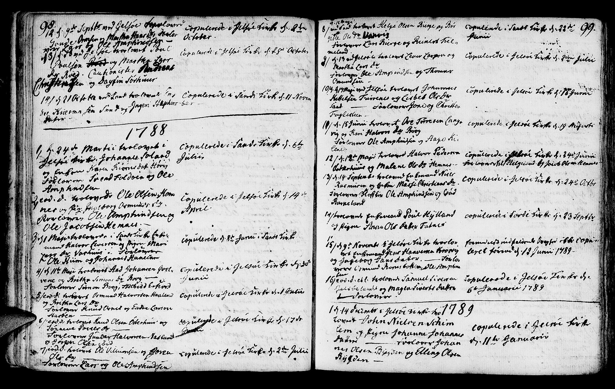 Jelsa sokneprestkontor, AV/SAST-A-101842/01/IV: Parish register (official) no. A 3, 1768-1796, p. 98-99