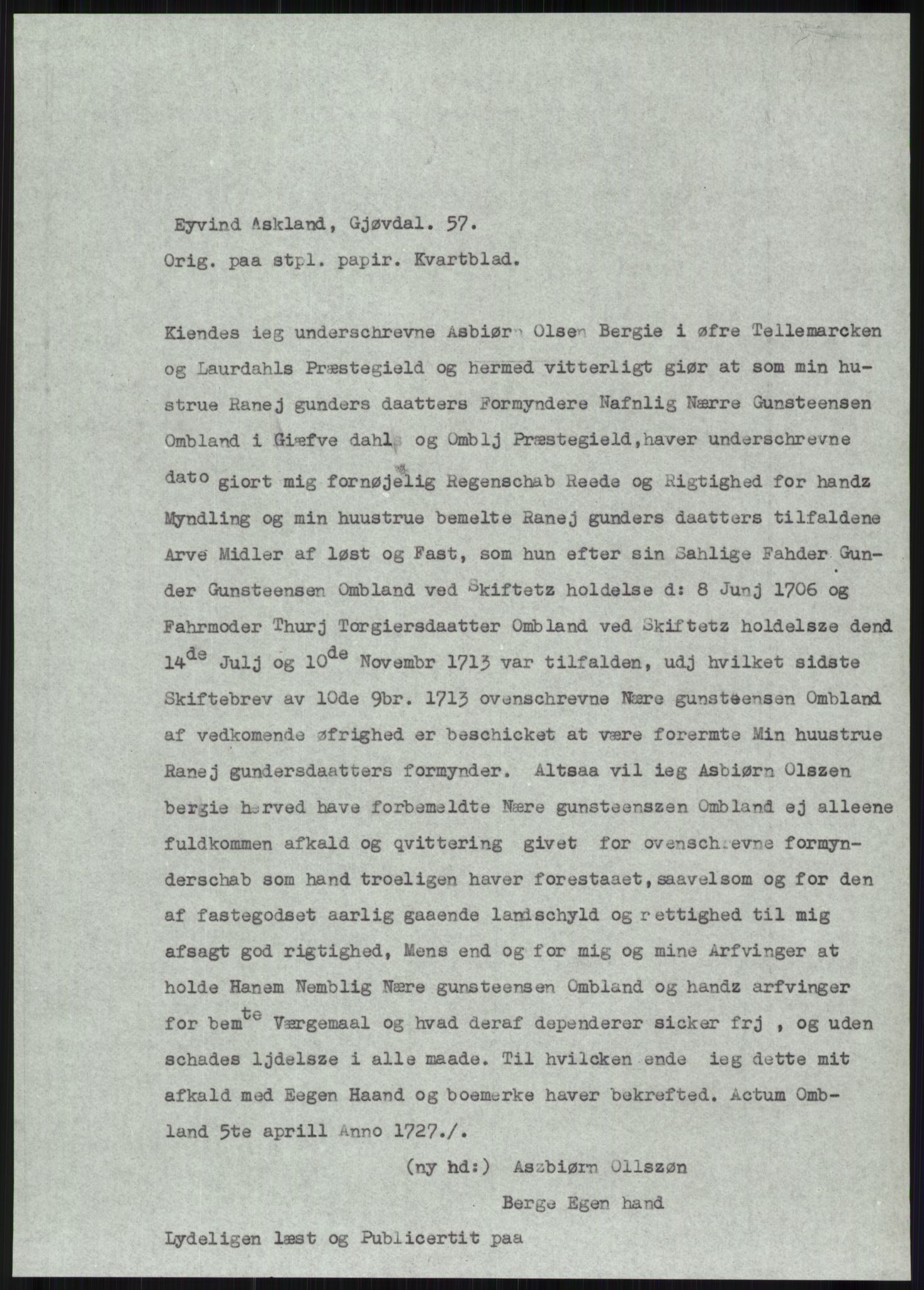 Samlinger til kildeutgivelse, Diplomavskriftsamlingen, AV/RA-EA-4053/H/Ha, p. 312