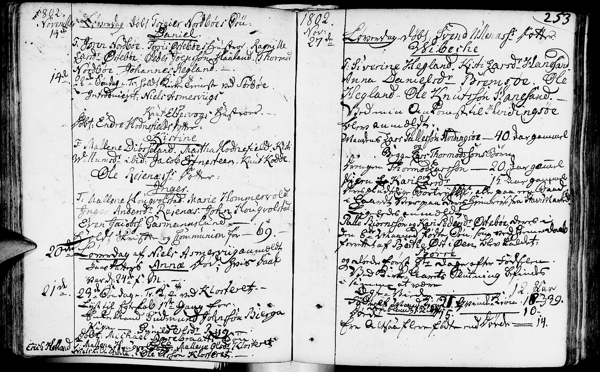 Rennesøy sokneprestkontor, SAST/A -101827/H/Ha/Haa/L0003: Parish register (official) no. A 3, 1772-1815, p. 253