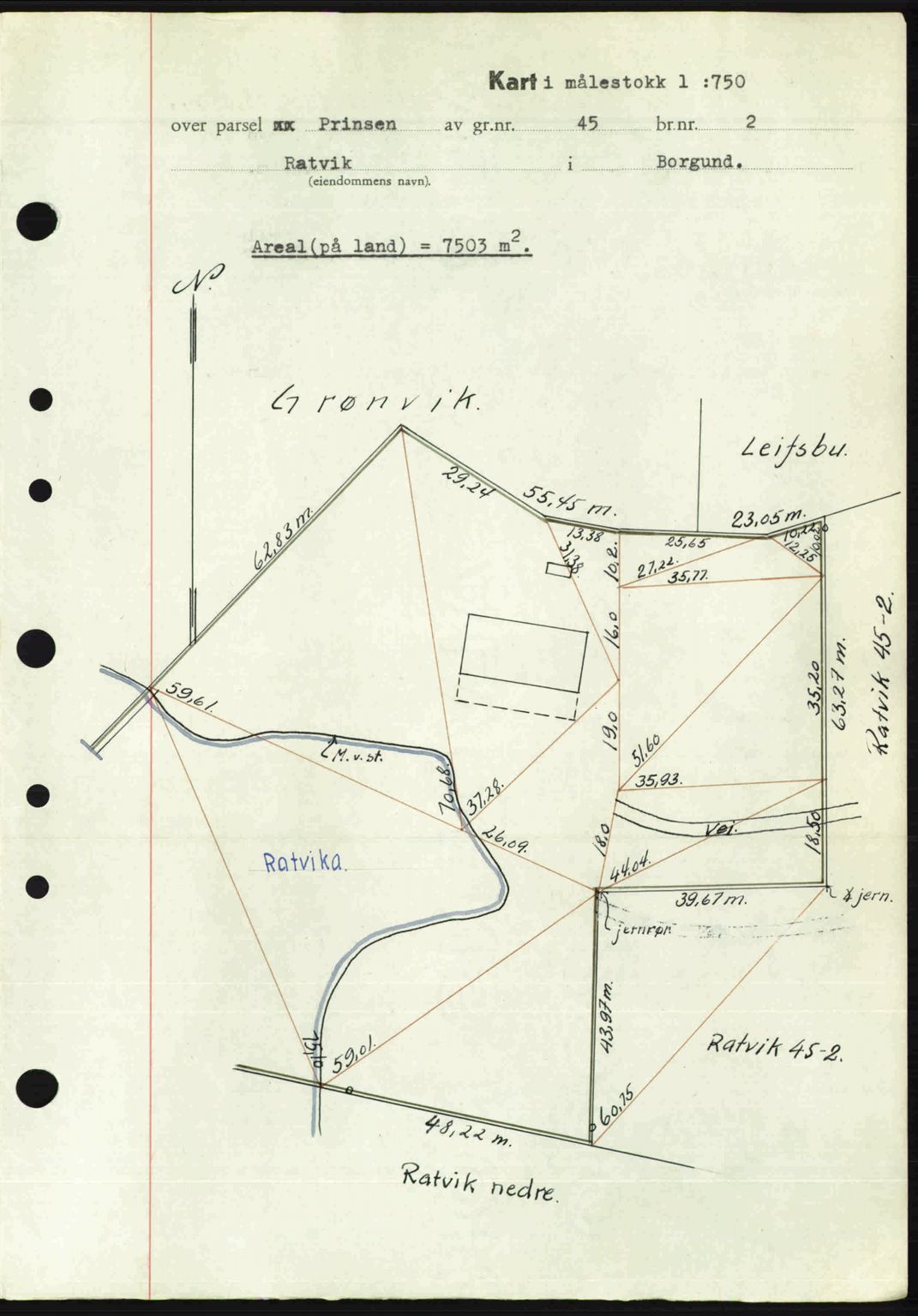 Nordre Sunnmøre sorenskriveri, AV/SAT-A-0006/1/2/2C/2Ca: Mortgage book no. A23, 1946-1947, Diary no: : 261/1947