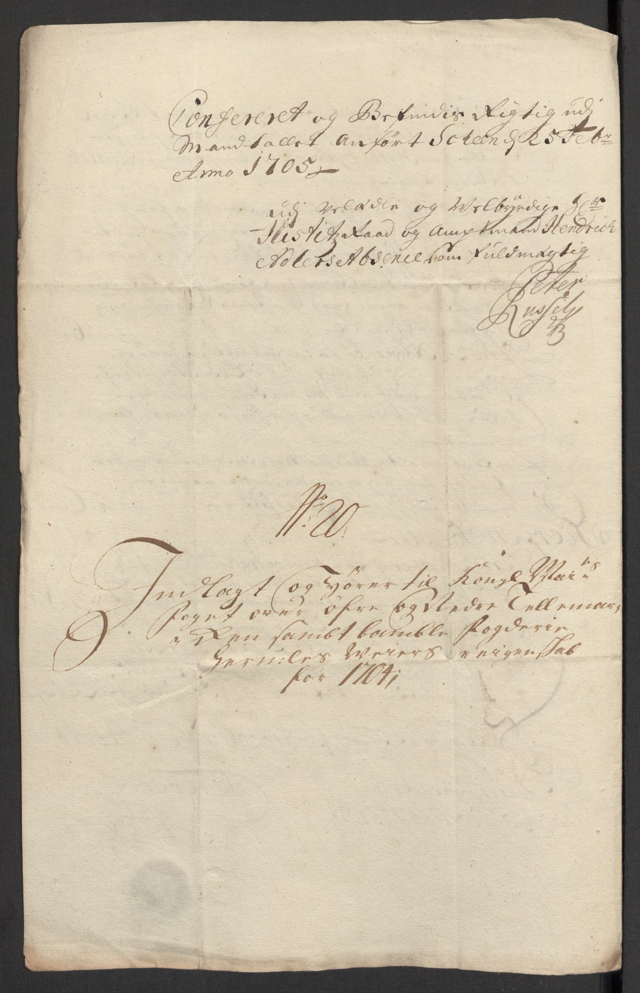 Rentekammeret inntil 1814, Reviderte regnskaper, Fogderegnskap, AV/RA-EA-4092/R36/L2112: Fogderegnskap Øvre og Nedre Telemark og Bamble, 1704, p. 46