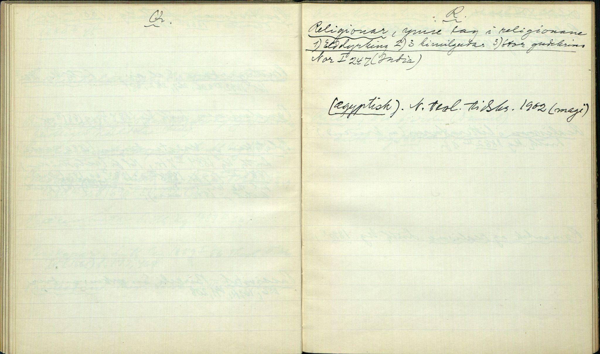 Rikard Berge, TEMU/TGM-A-1003/H/L0065: 65: Kyrkjehistorie, 1918