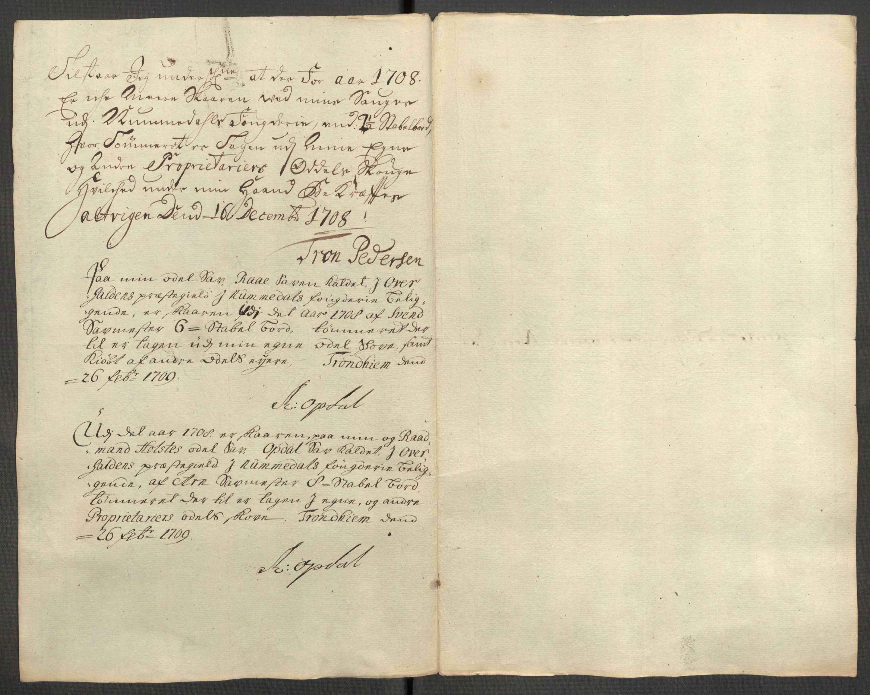 Rentekammeret inntil 1814, Reviderte regnskaper, Fogderegnskap, RA/EA-4092/R64/L4430: Fogderegnskap Namdal, 1707-1708, p. 327