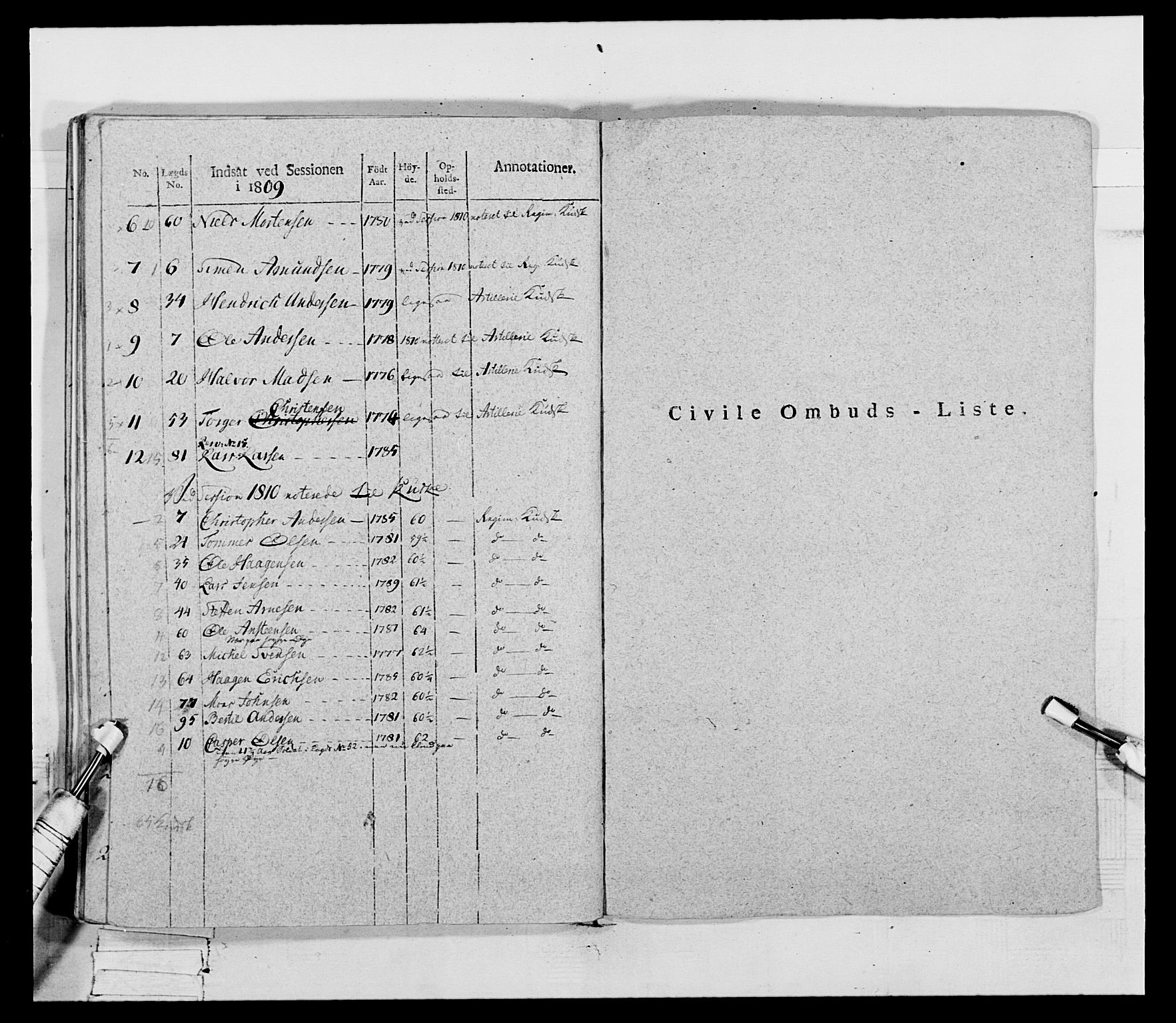 Generalitets- og kommissariatskollegiet, Det kongelige norske kommissariatskollegium, AV/RA-EA-5420/E/Eh/L0069: Opplandske gevorbne infanteriregiment, 1810-1818, p. 59