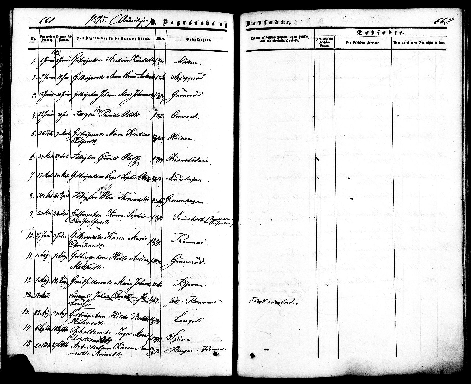 Ramnes kirkebøker, AV/SAKO-A-314/F/Fa/L0006: Parish register (official) no. I 6, 1862-1877, p. 661-662