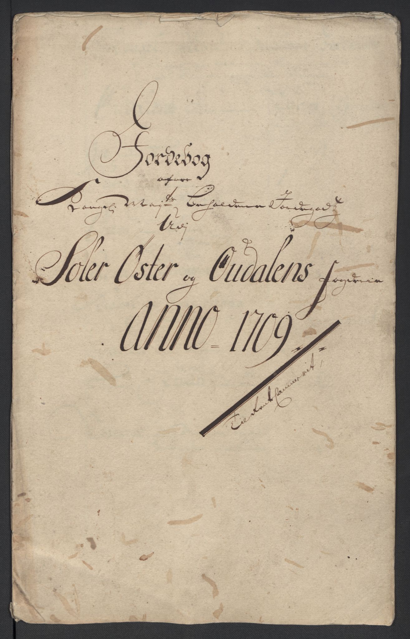 Rentekammeret inntil 1814, Reviderte regnskaper, Fogderegnskap, AV/RA-EA-4092/R13/L0846: Fogderegnskap Solør, Odal og Østerdal, 1709, p. 21