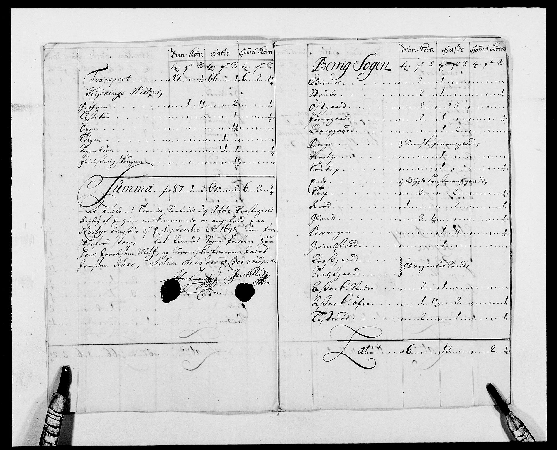 Rentekammeret inntil 1814, Reviderte regnskaper, Fogderegnskap, AV/RA-EA-4092/R01/L0010: Fogderegnskap Idd og Marker, 1690-1691, p. 320