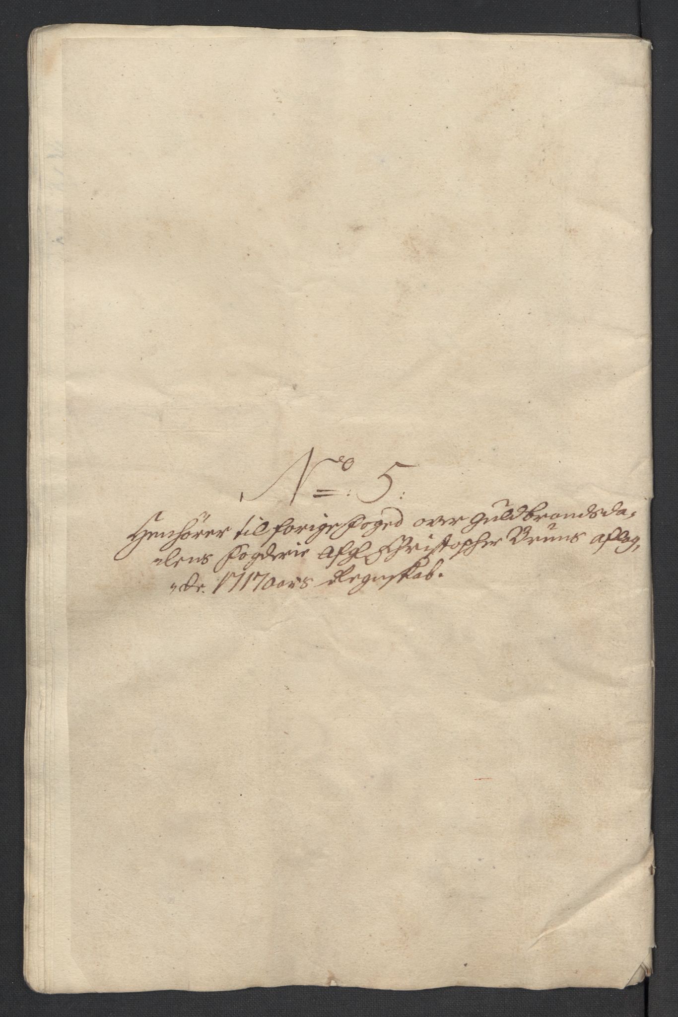Rentekammeret inntil 1814, Reviderte regnskaper, Fogderegnskap, RA/EA-4092/R17/L1187: Fogderegnskap Gudbrandsdal, 1717, p. 85