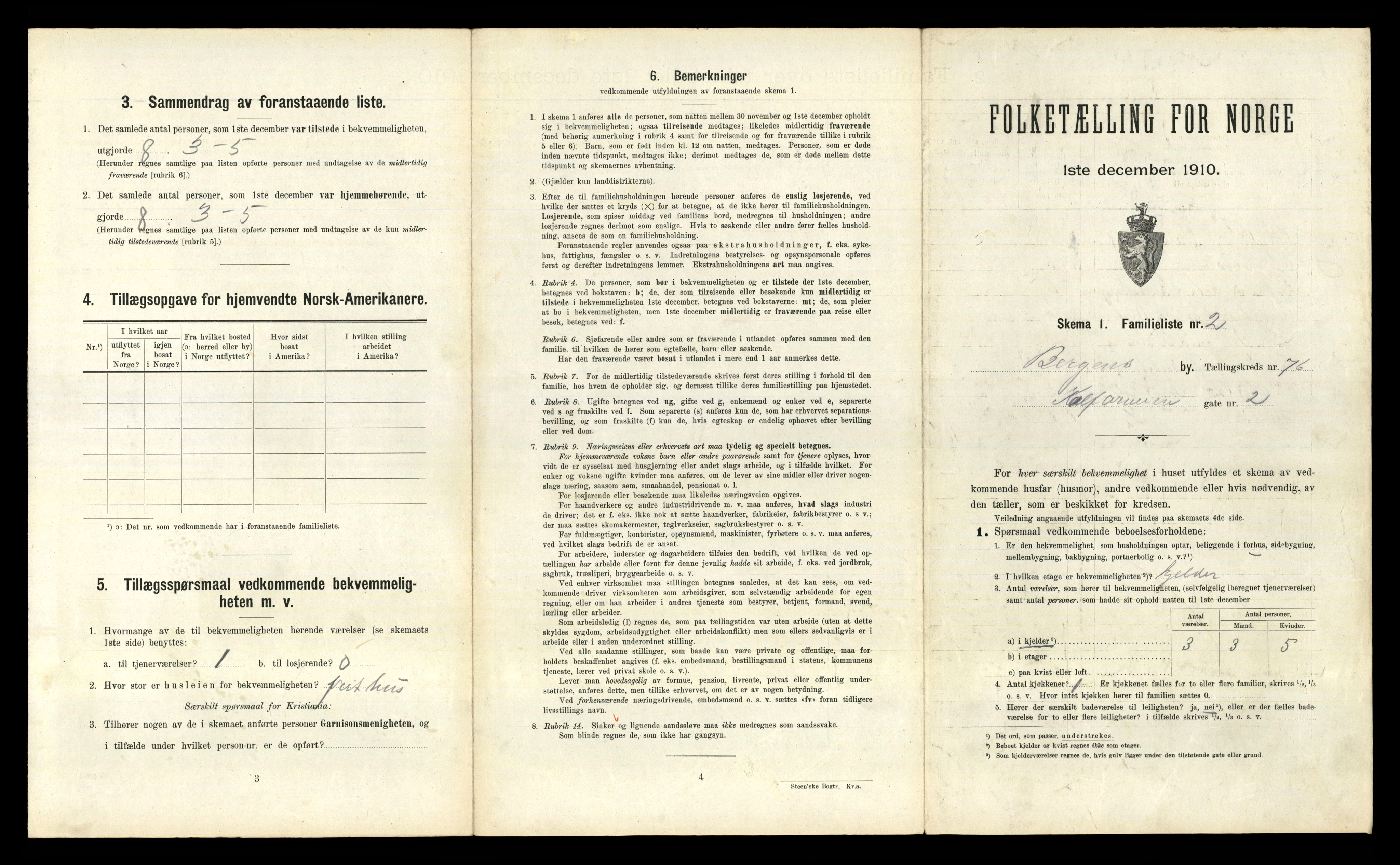 RA, 1910 census for Bergen, 1910, p. 26271