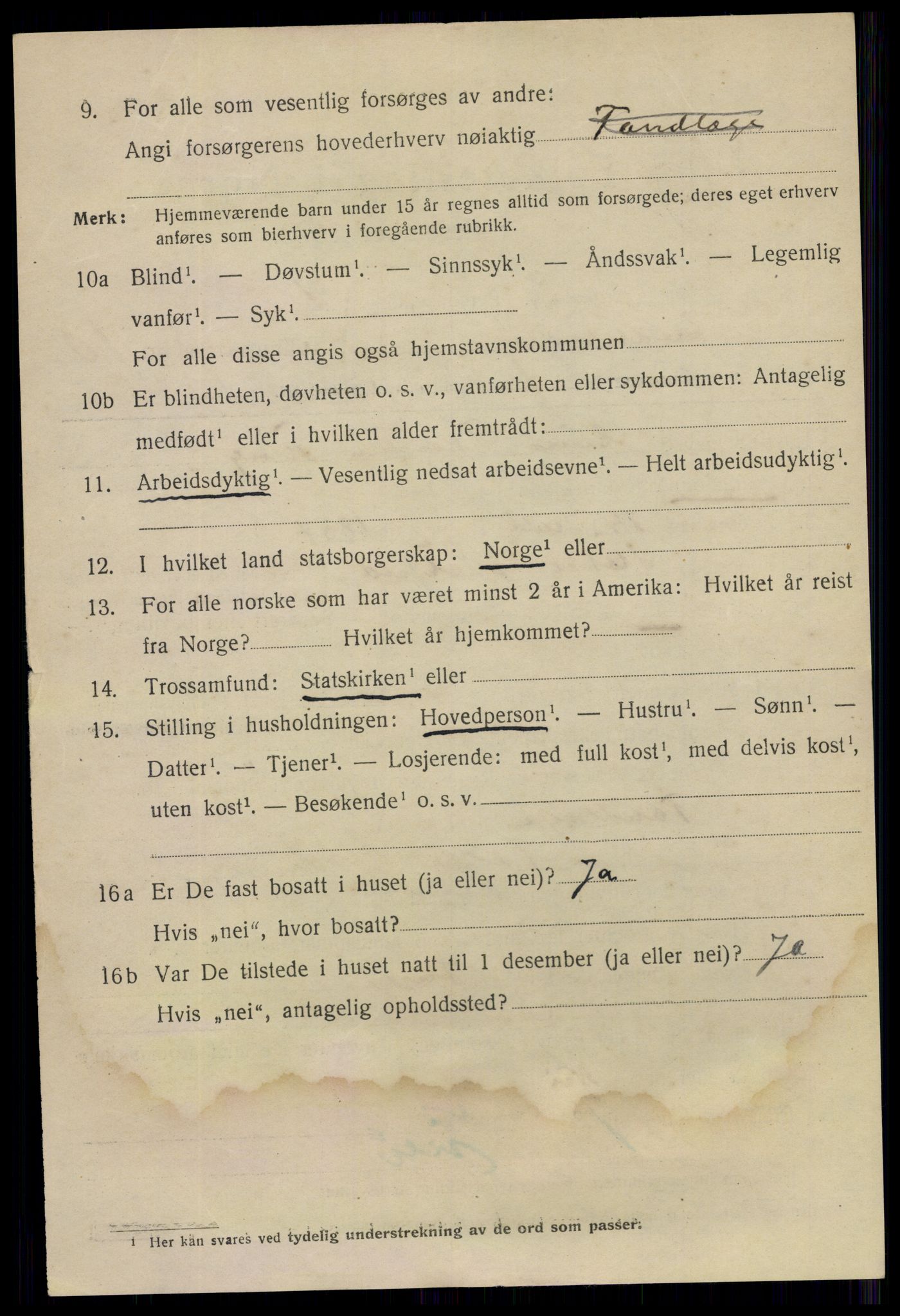 SAO, 1920 census for Fredrikstad, 1920, p. 26718