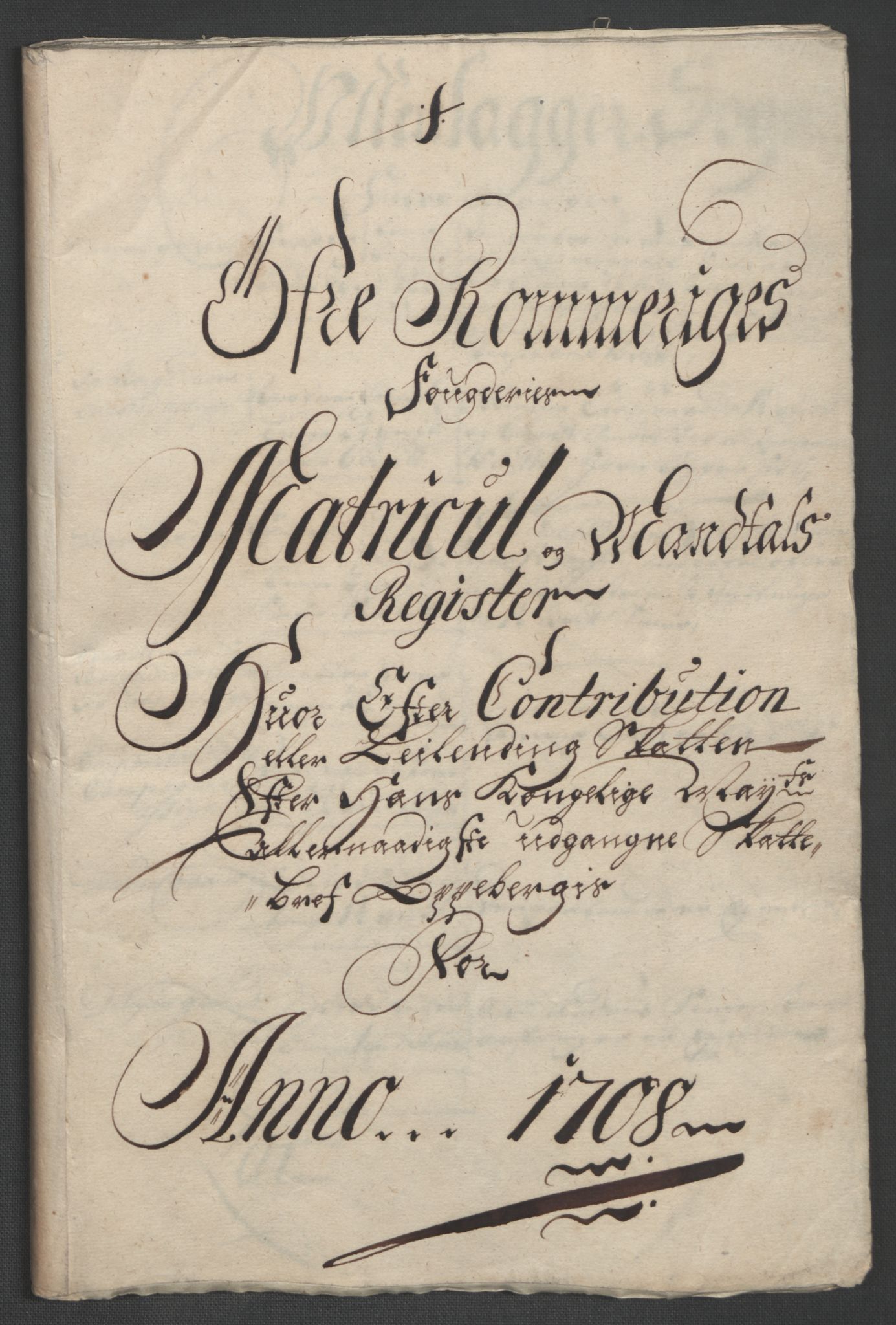 Rentekammeret inntil 1814, Reviderte regnskaper, Fogderegnskap, RA/EA-4092/R12/L0719: Fogderegnskap Øvre Romerike, 1708-1709, p. 38